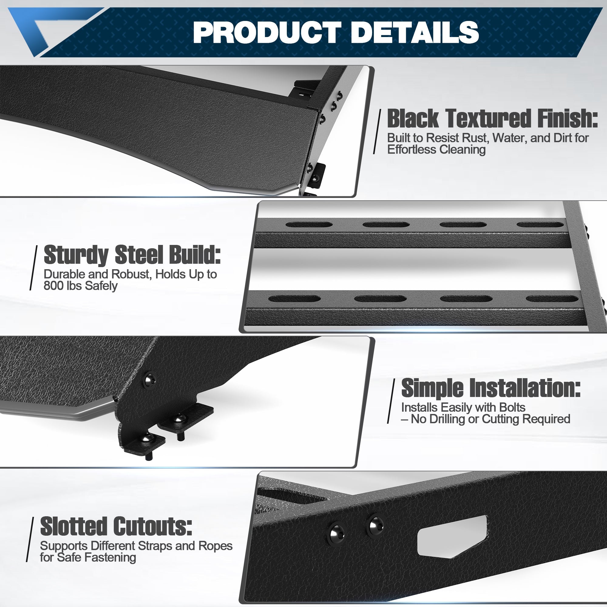 Ranger Roof Rack Compatible with 2019 2020 2021 2022 2023 2024 2025 Ford Ranger - nadiaauto