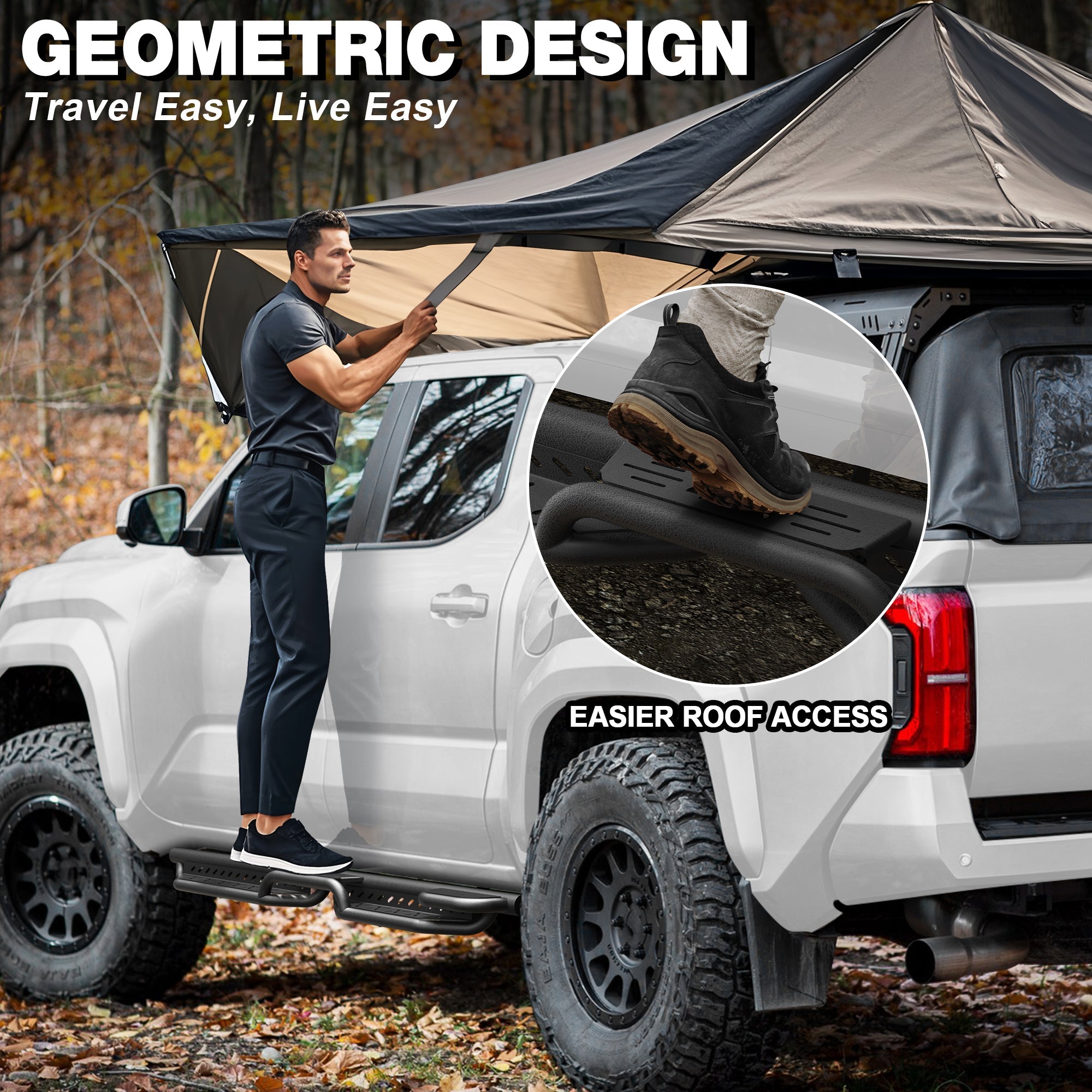 Premium Side Steps for Chevy Silverado & GMC Sierra 1500/2500HD/3500HD (07-18/07-19)
