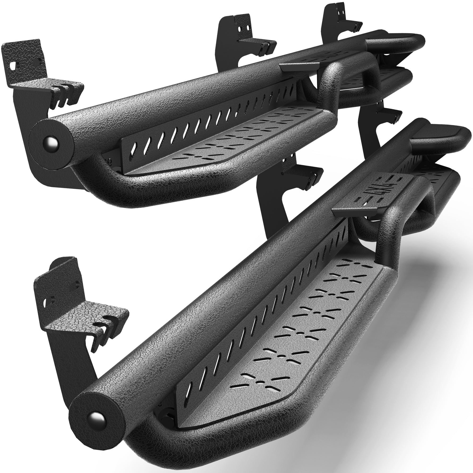 Running Boards Side Steps Compatible with 2009 - 2018 Dodge Ram 1500, 2010 - 2025 Ram 2500/3500 Crew Cab - nadiaauto