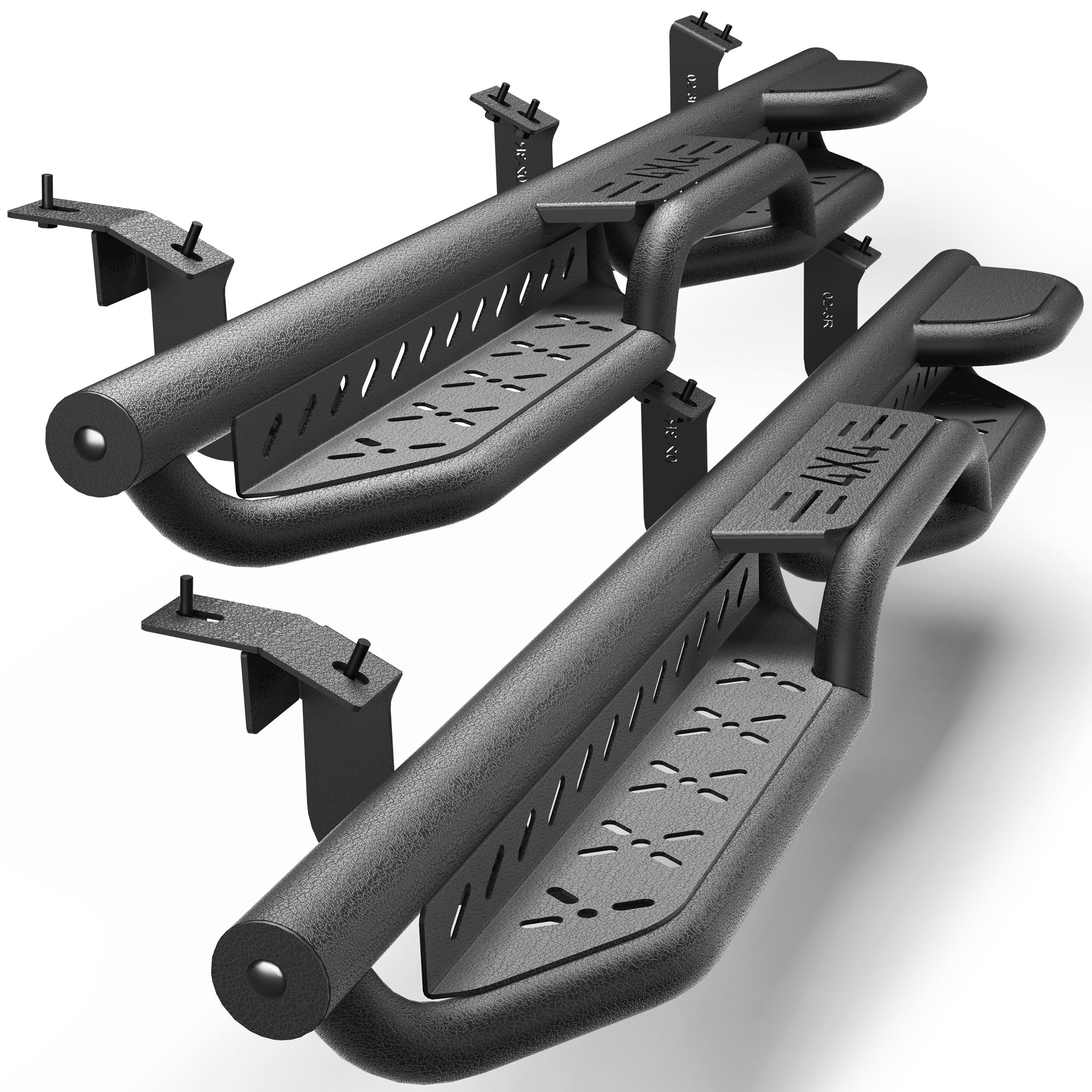 Running Boards Side Steps Compatible with 2014 - 2024 Toyota 4Runner SR5, 2015 - 2024 TRD Pro & 2017 - 2024 TRD 2PCS Nerf Bars - nadiaauto