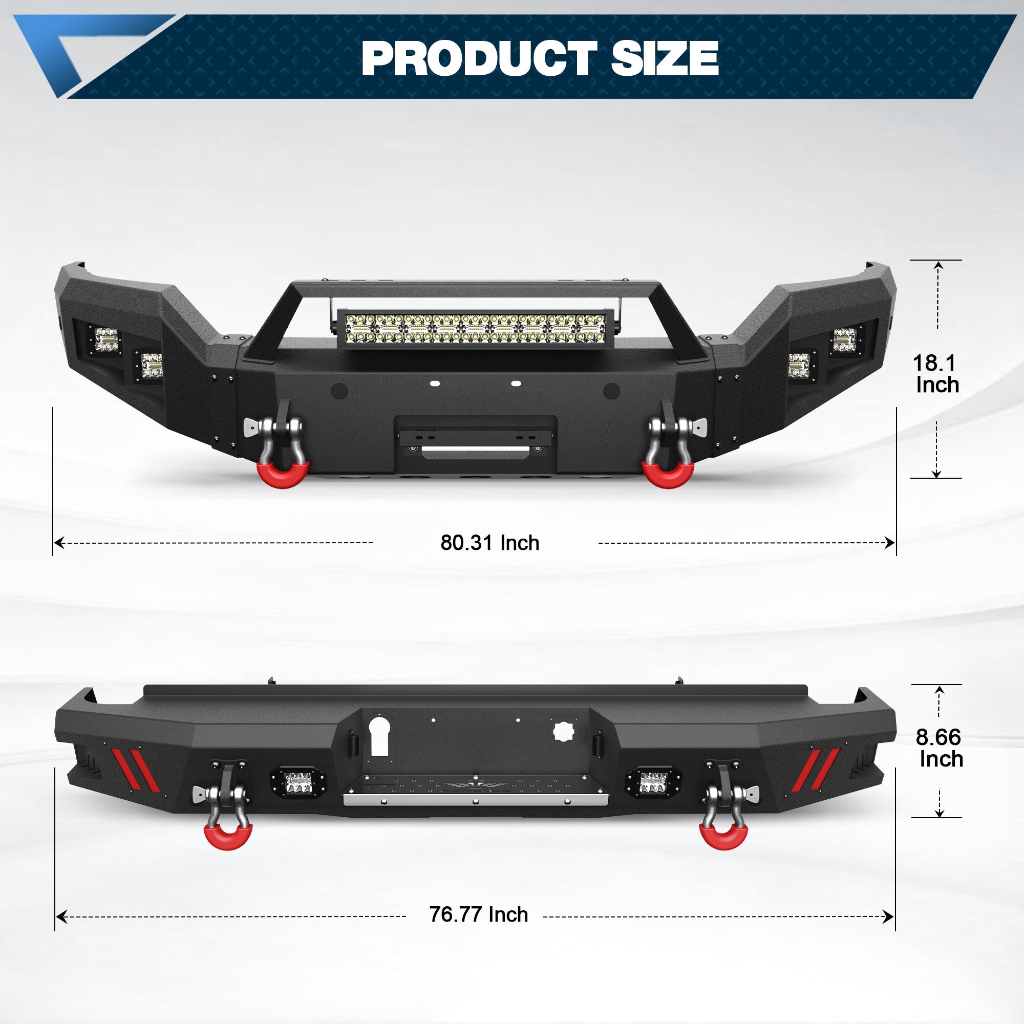 Silverado 1500 Front and Rear Bumpers Fit 2016 2017 2018 Chevrolet Silverado 1500 - nadiaauto