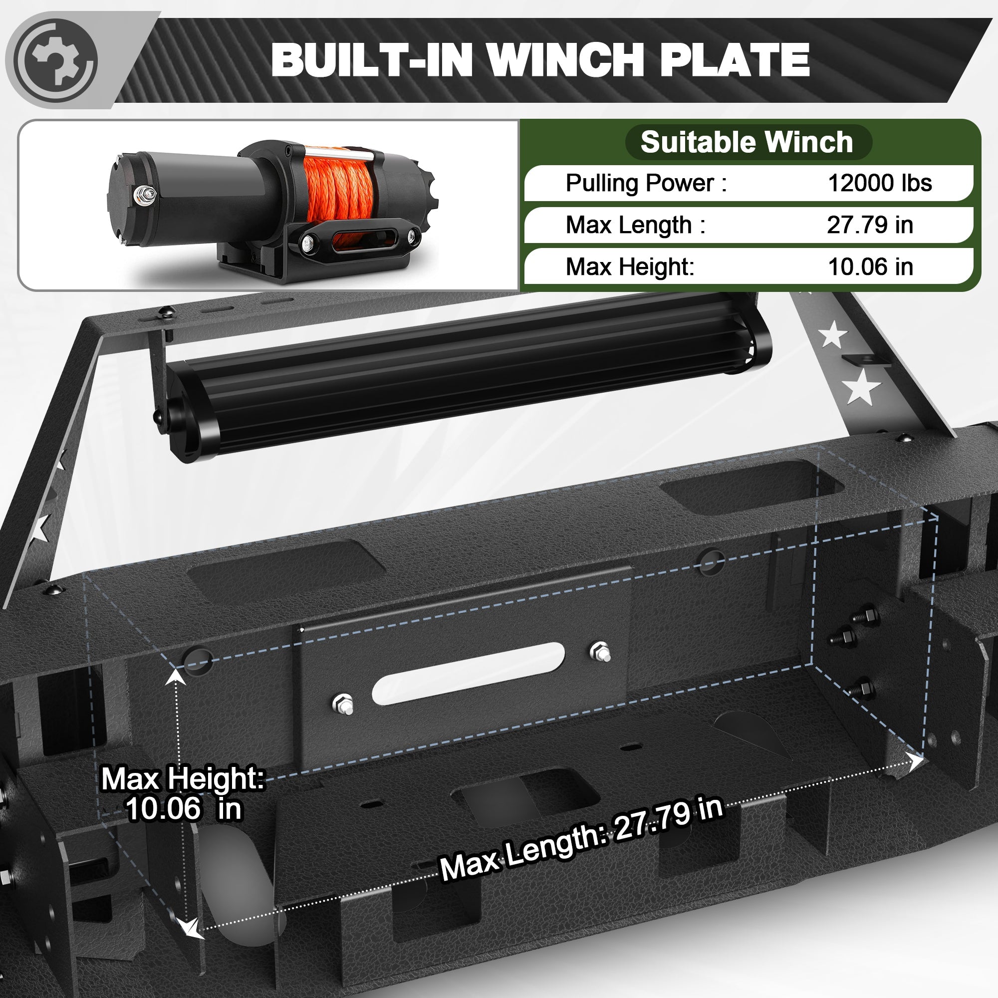 Silverado 1500 Front Bumper for 2007 2008 2009 2010 2011 2012 2013 Chevy Silverado 1500 Pickup - nadiaauto