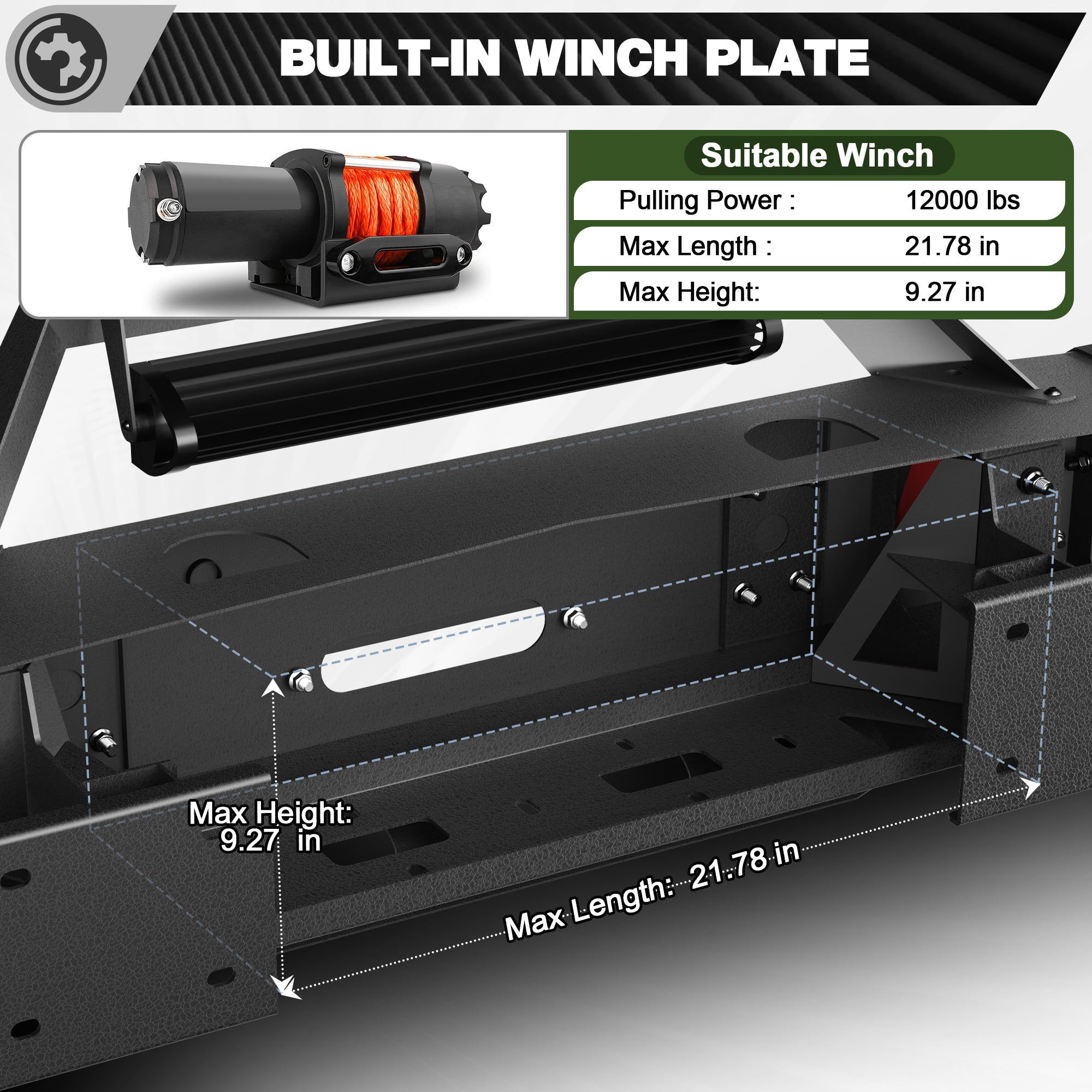 Silverado 2500 Front Truck Bumper for 2015 2016 2017 2018 2019 Chevrolet Silverado 2500/3500 HD - nadiaauto