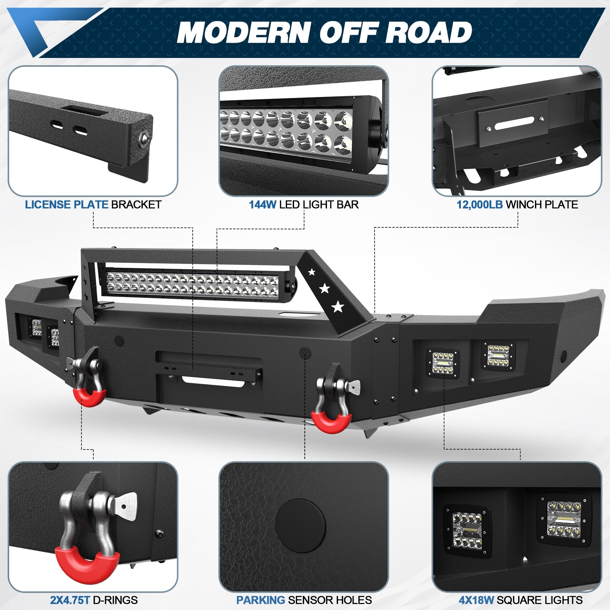 Silverado 2500/3500 Front Bumper Compatible with 2011 2012 2013 2014 Chevy Silverado 2500/3500 - nadiaauto