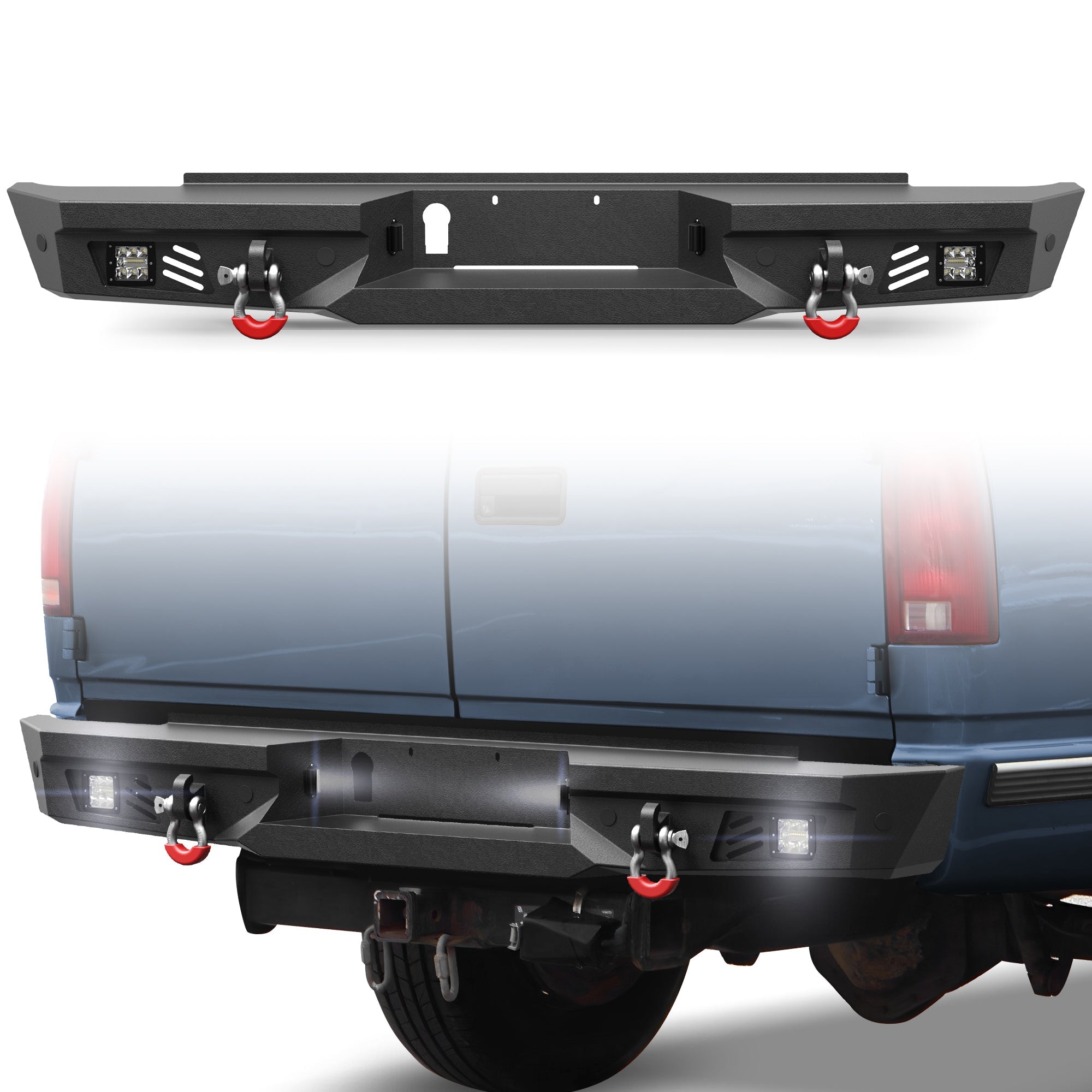 Suburban Rear Bumper for 1992 - 1999 Chevy Suburban/GMC Yukon and 1995 - 1999 Chevy Tahoe - nadiaauto