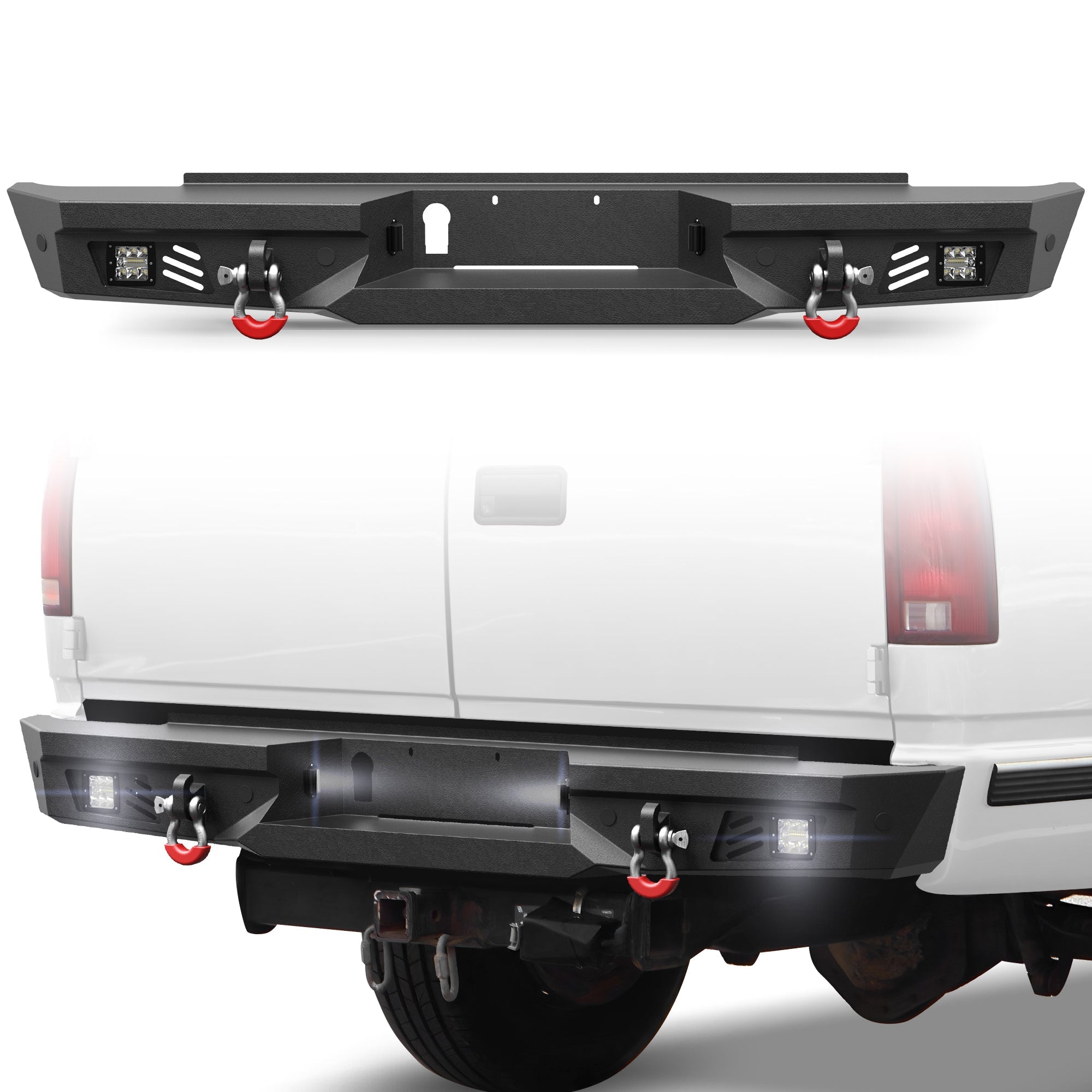 Suburban Rear Bumper for 1992 - 1999 Chevy Suburban/GMC Yukon and 1995 - 1999 Chevy Tahoe - nadiaauto