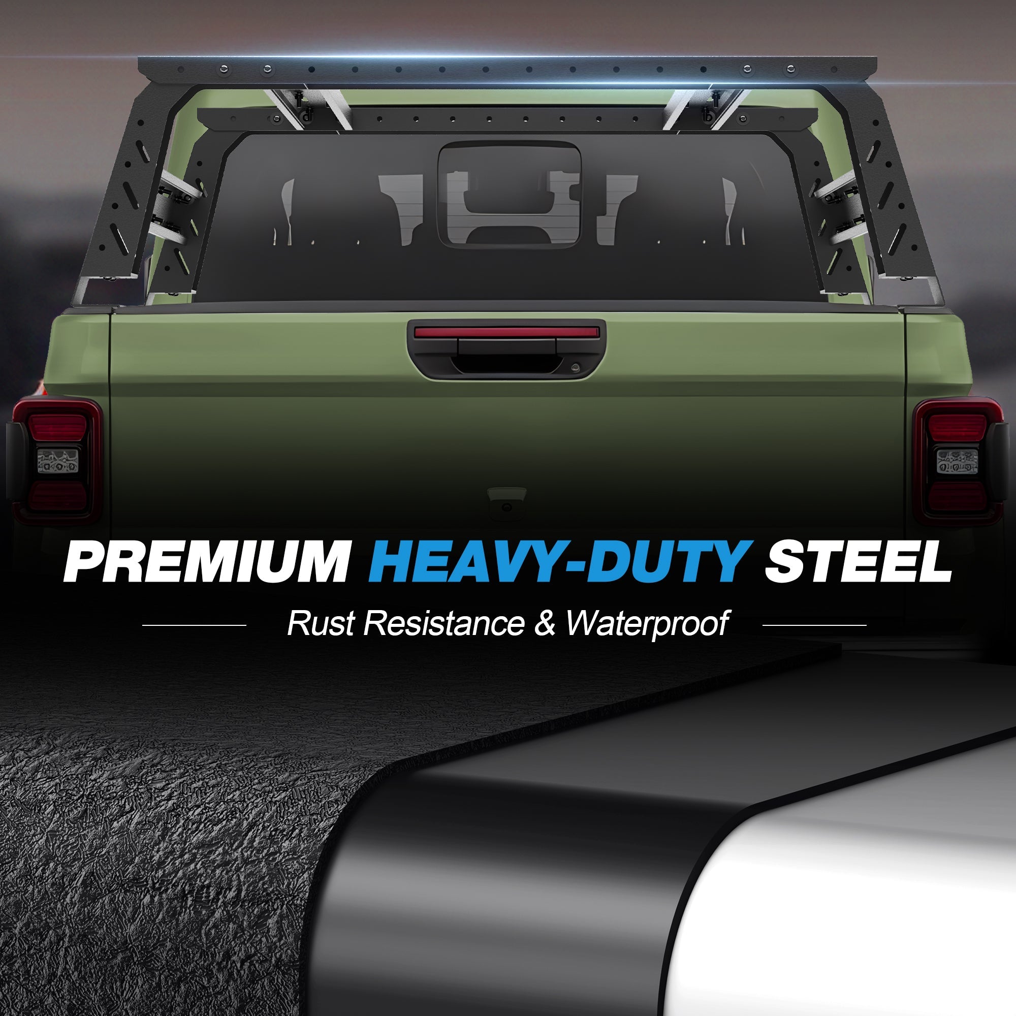 Truck Bed Rack for Mid & Full Size Pickup Trucks, 49.2