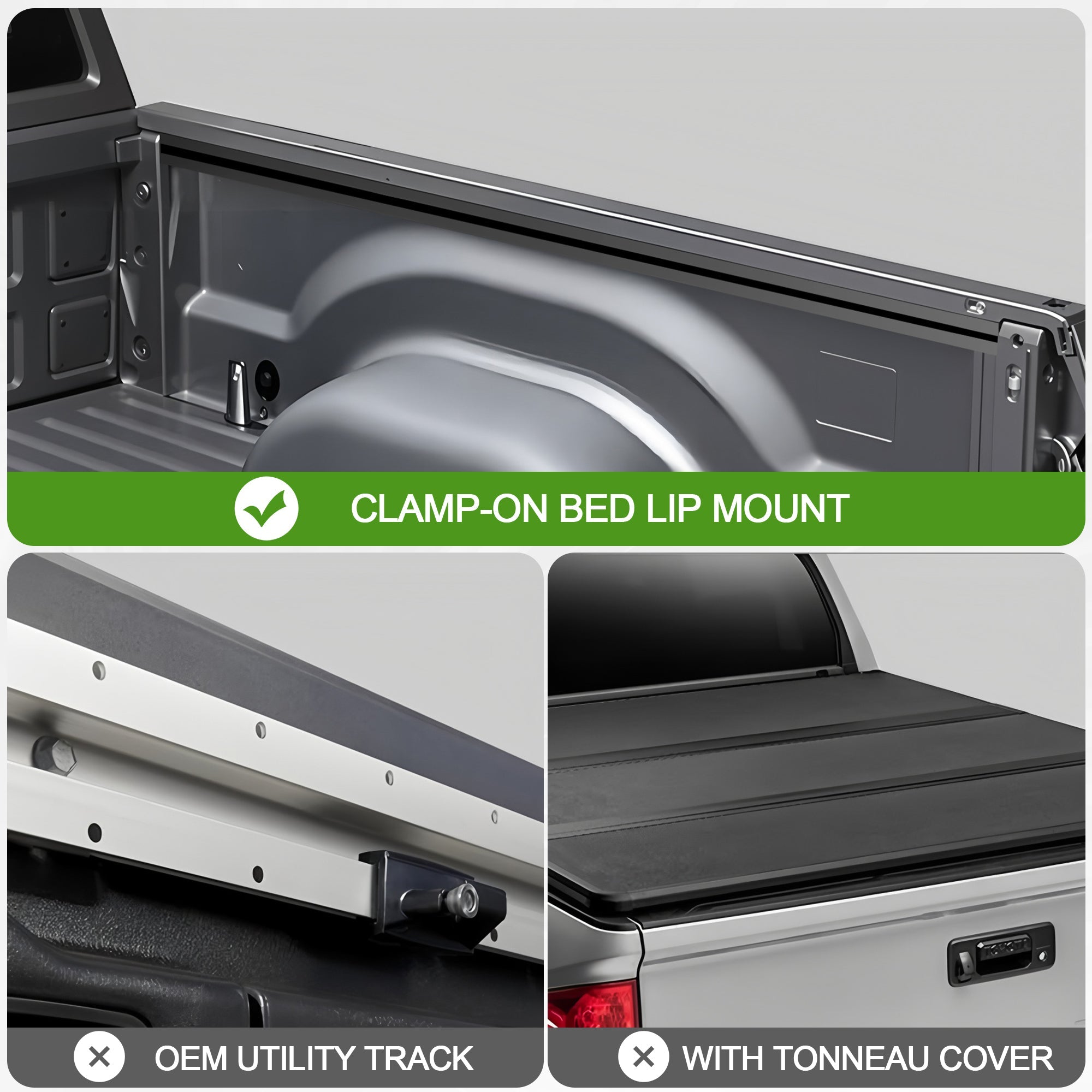 Truck Bed Rack for Toyota Tacoma 2005-2026 & Tundra 2014-2026, Adjustable Overland Cargo Rack with Factory Bed Rails, Rooftop Tent & Kayak Carrier - nadiaauto