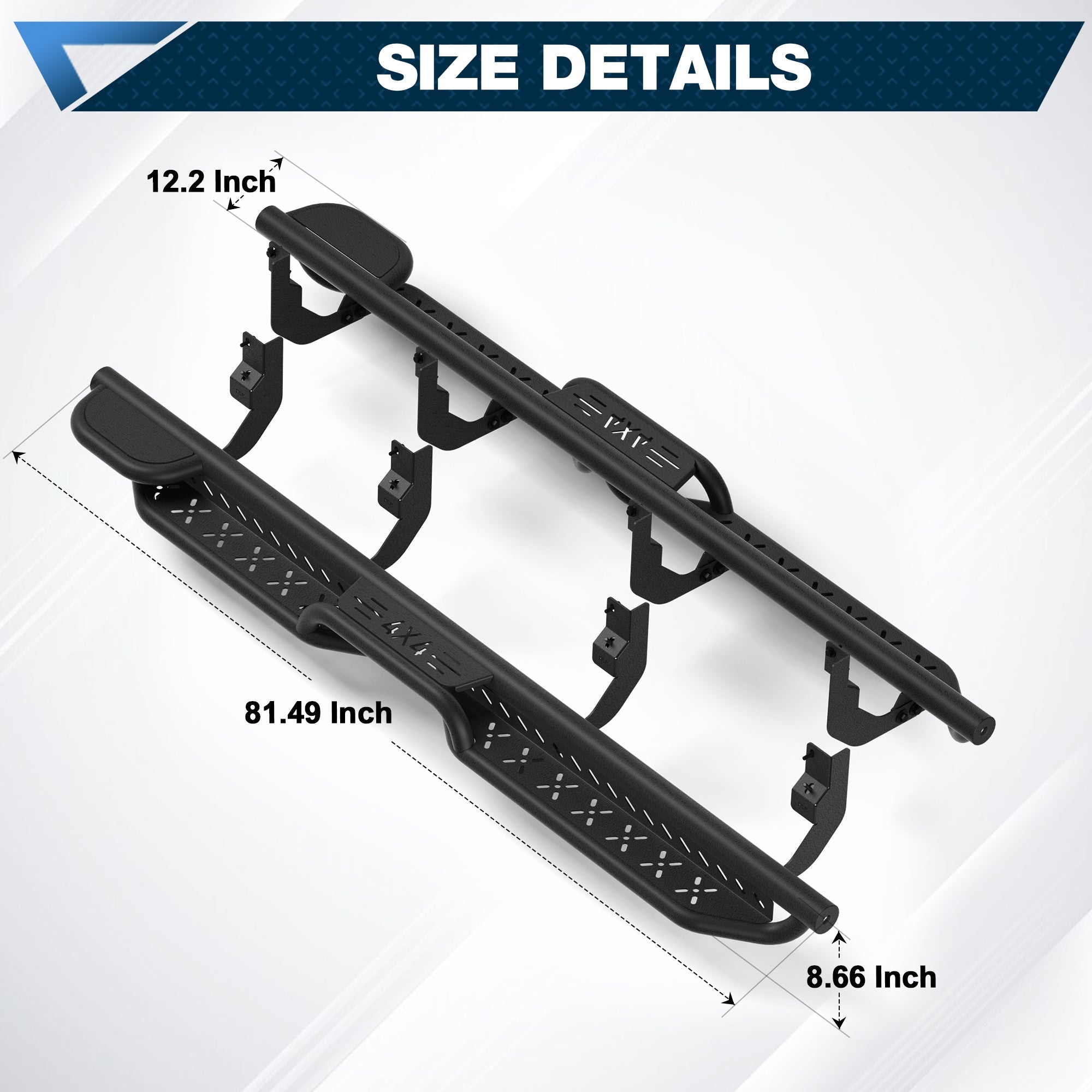 04 - 25 Titan Running Boards Side Steps Fits for 2004 - 2025 Nissan Titan & Titan XD 4 - Door - nadiaauto