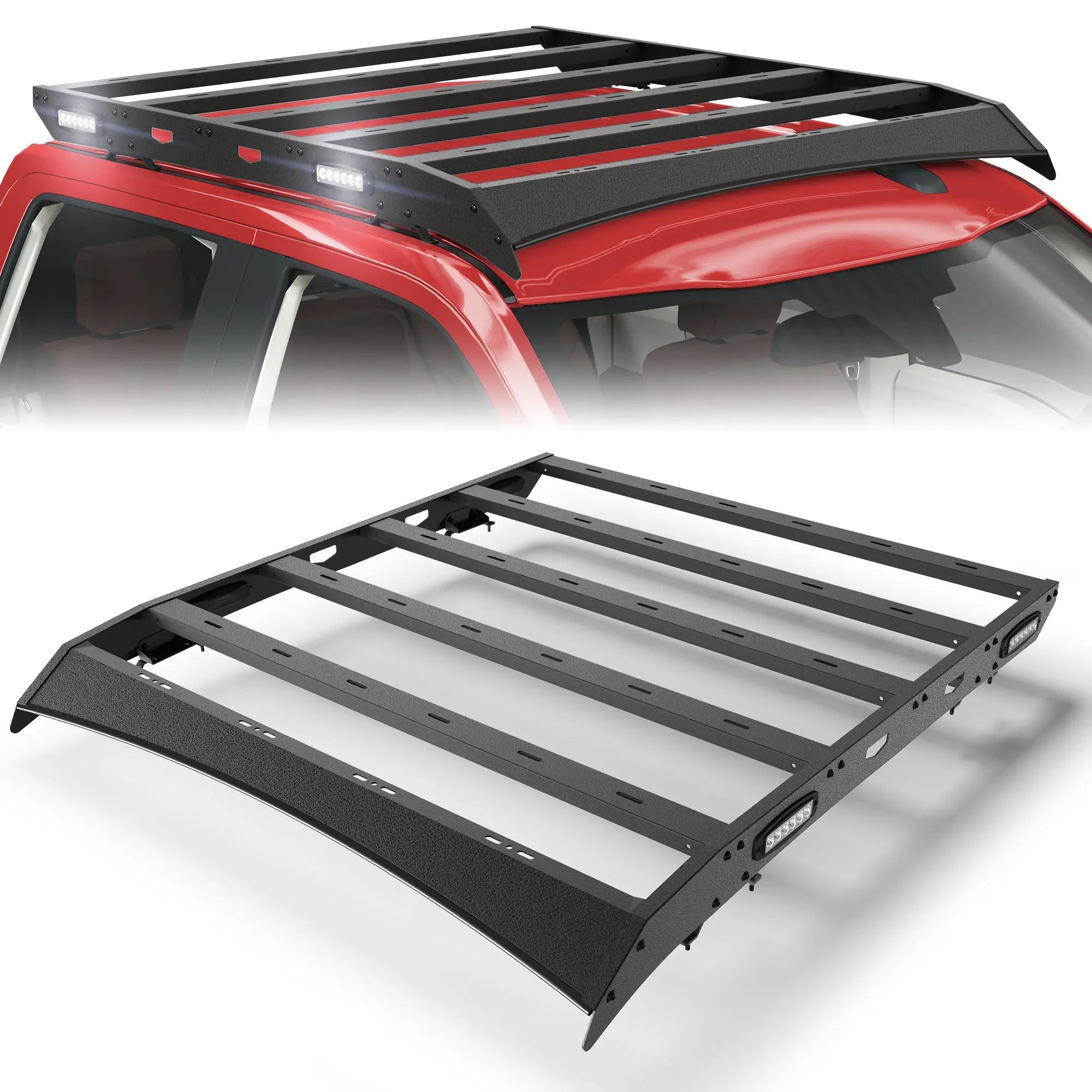 Longsun Roof Rack for 2009-2014 Ford F-150 SuperCrew 4-Door