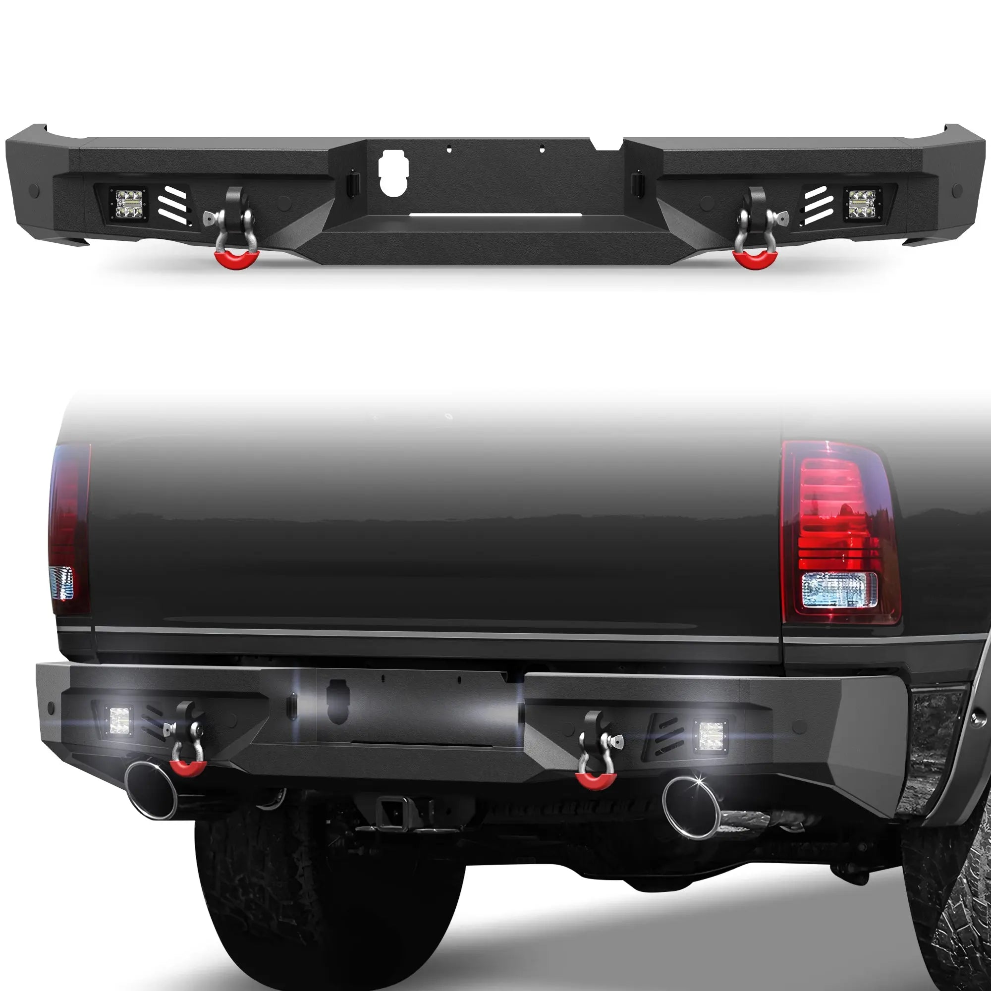 Longsun Ram 1500 Rebel Rear Bumper for 2015-2018 Ram 1500 Rebel Only