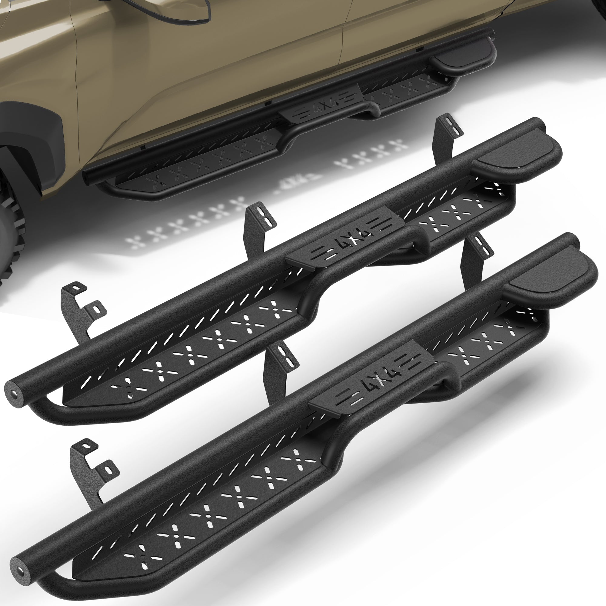 Tacoma Running Boards Side Steps for 2024-2026 Toyota Tacoma Double Cab (4 Full-Size Doors)
