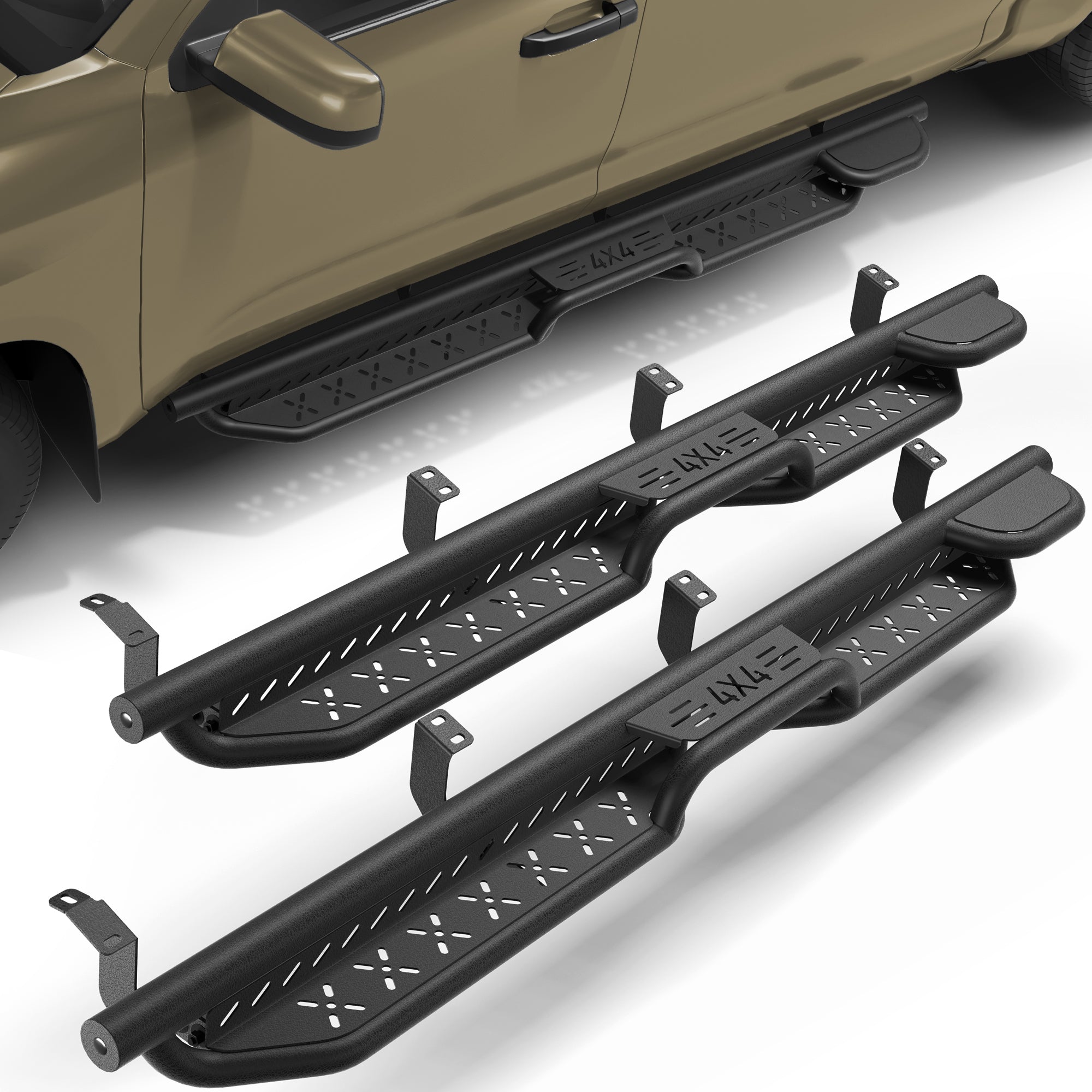 Tundra Running Boards Side Steps Fits for 2007-2021 Toyota Tundra CrewMax 4-Door