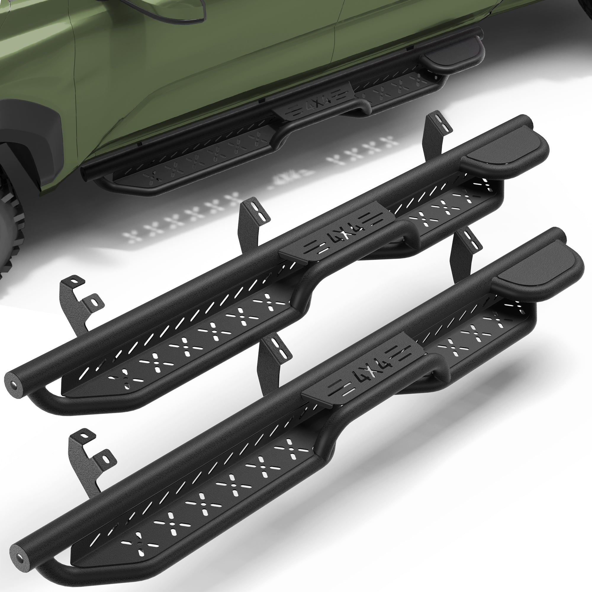 Tacoma Running Boards Side Steps for 2024-2026 Toyota Tacoma Double Cab (4 Full-Size Doors)