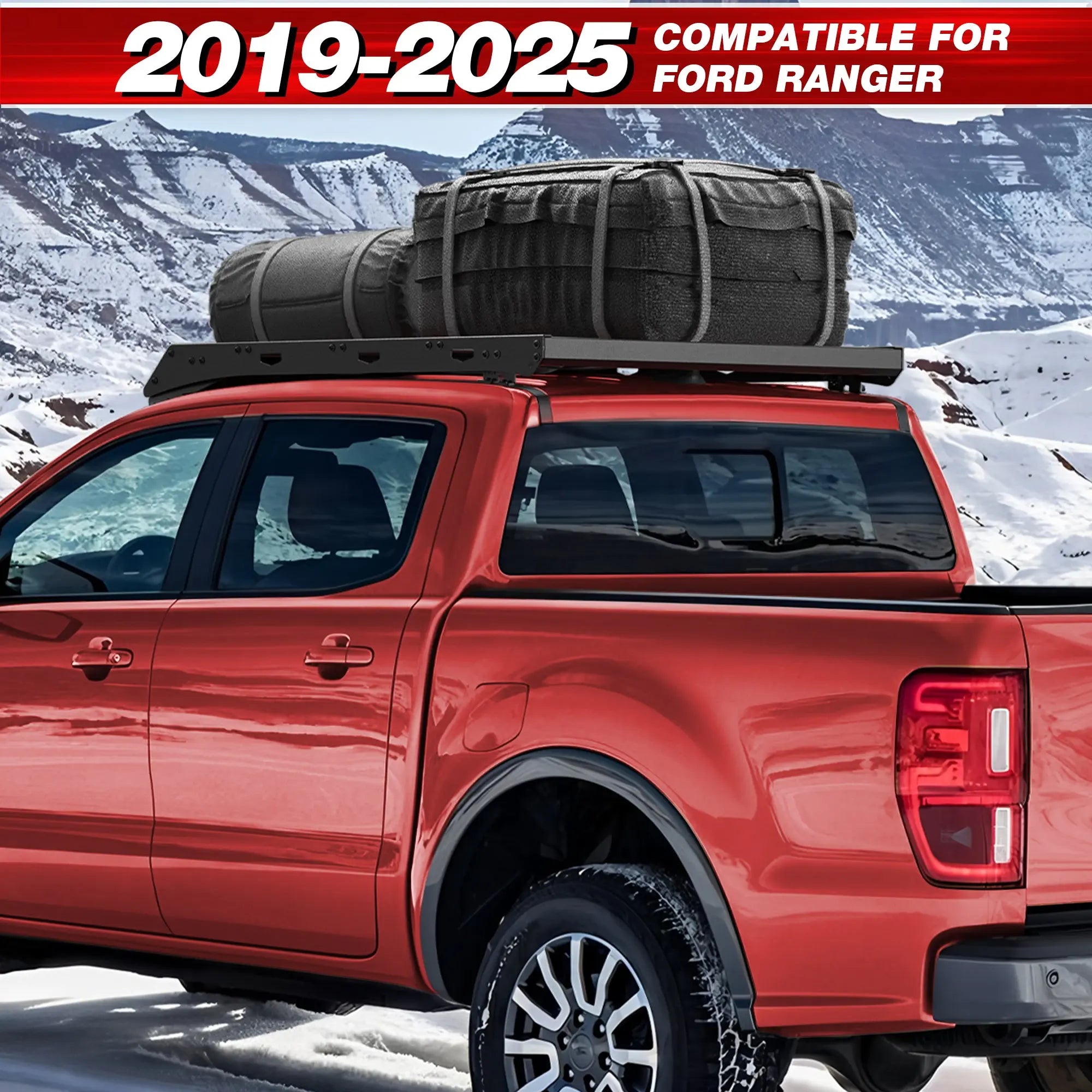 Ranger Roof Rack Compatible with 2019 2020 2021 2022 2023 2024 2025 Ford Ranger
