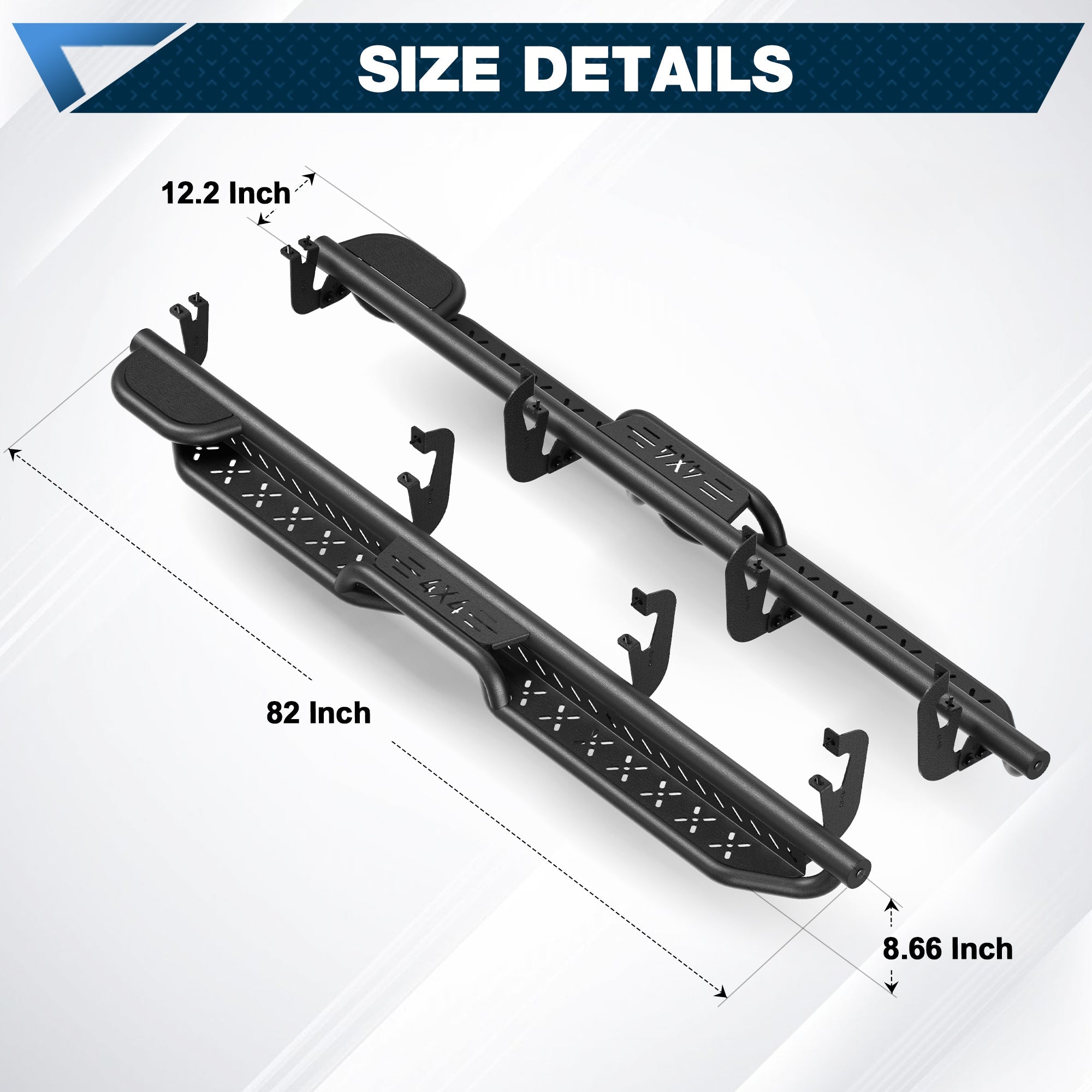 21 - 26 Running Boards Side Steps Fits for Chevy Suburban 2021 - 2026 & GMC Yukon XL 2021 - 2026 - nadiaauto