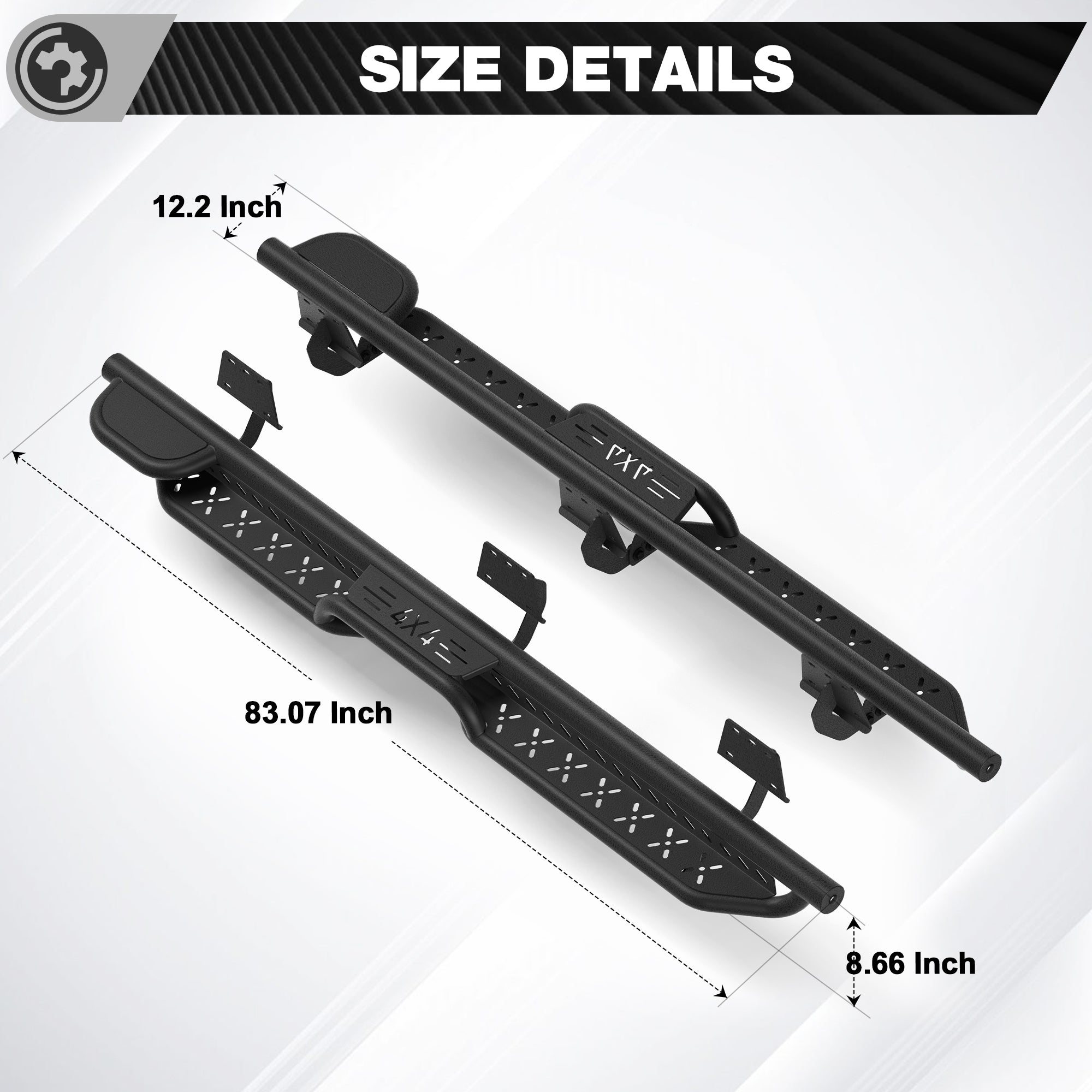 Ram 1500 Running Boards Side Steps for 2019-2026 Dodge Ram 1500 Crew Cab (No for Classic)