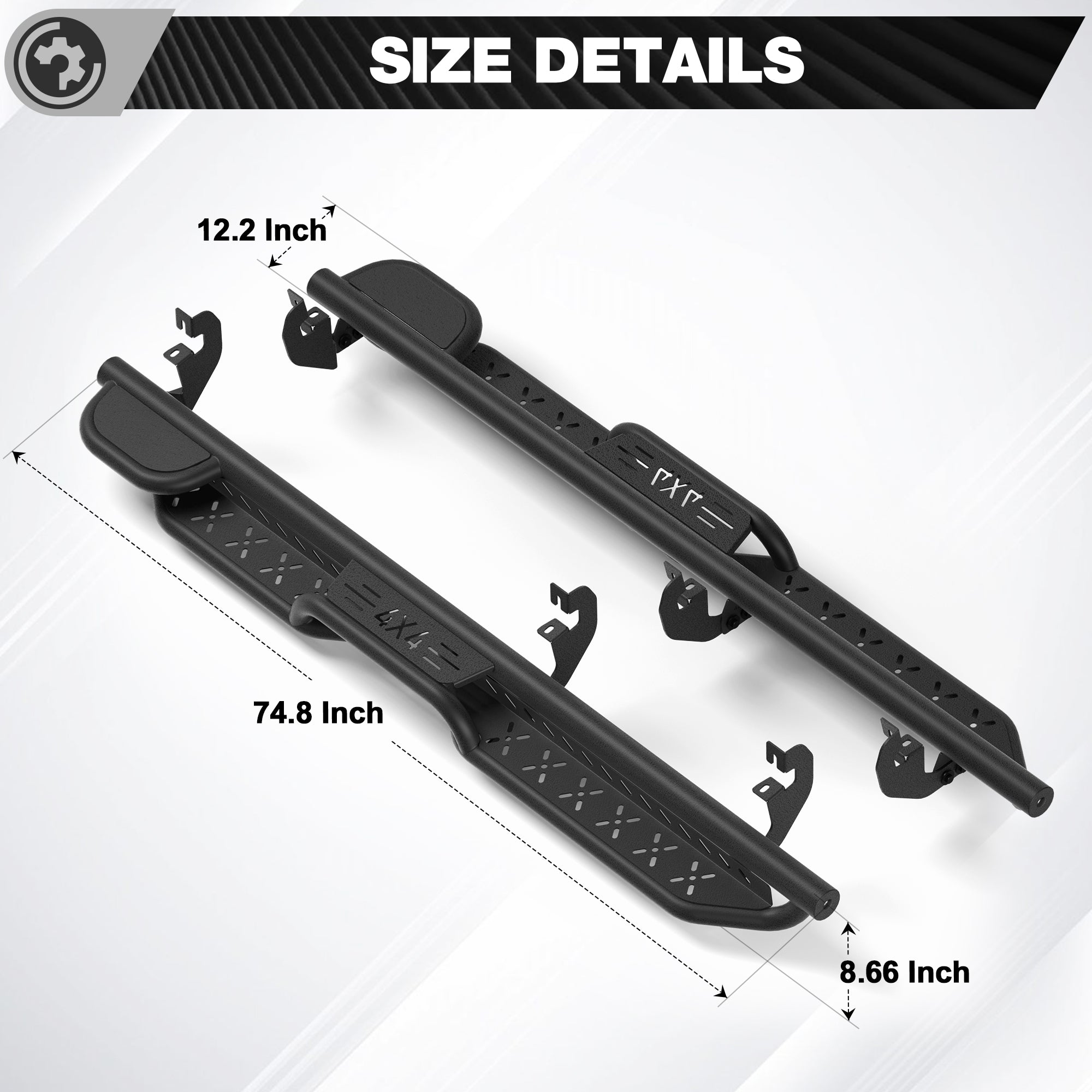 Running Boards Side Steps for 2015-2026 Chevy Colorado/GMC Canyon, Fits 4 Full Size Doors