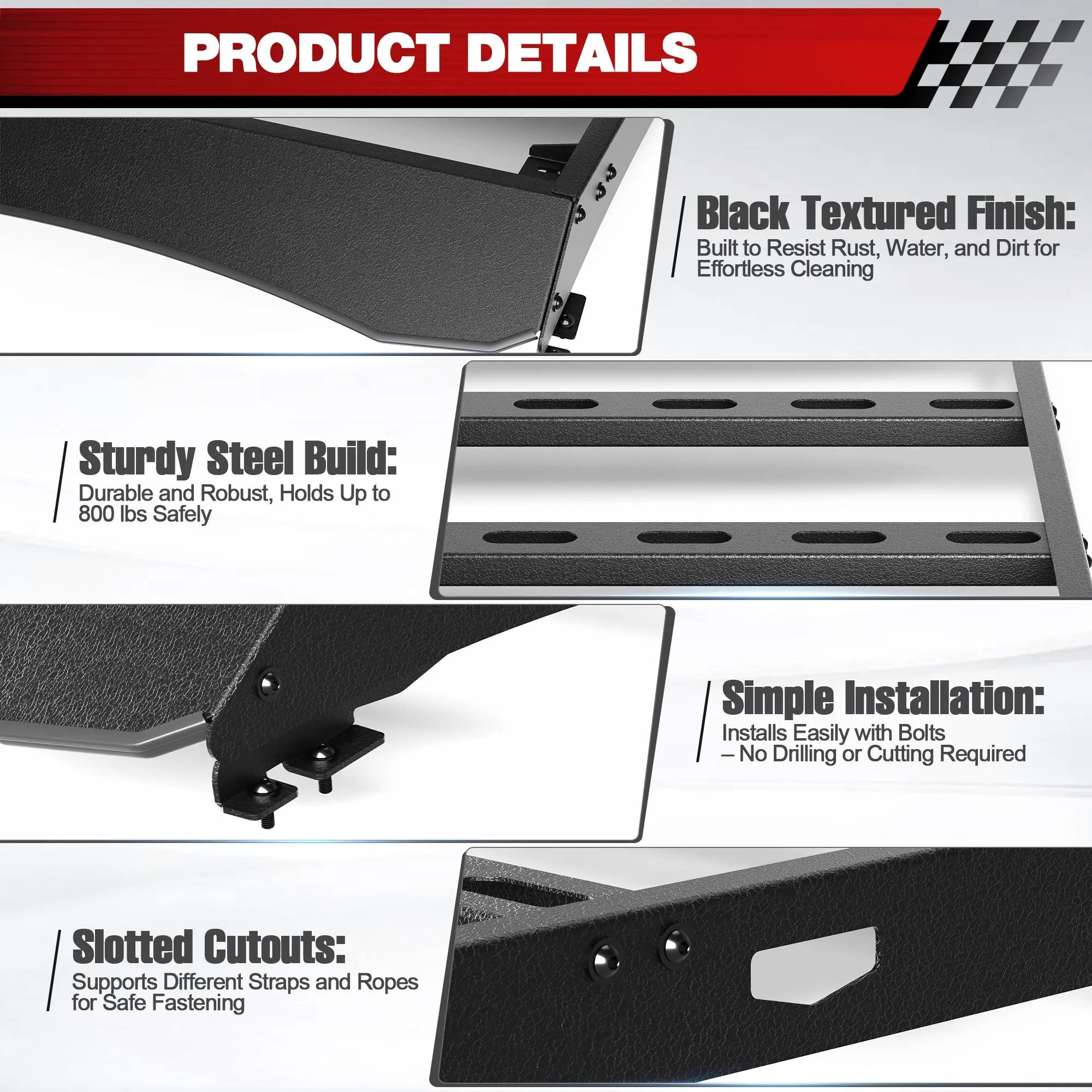 Ranger Roof Rack Compatible with 2019 2020 2021 2022 2023 2024 2025 Ford Ranger