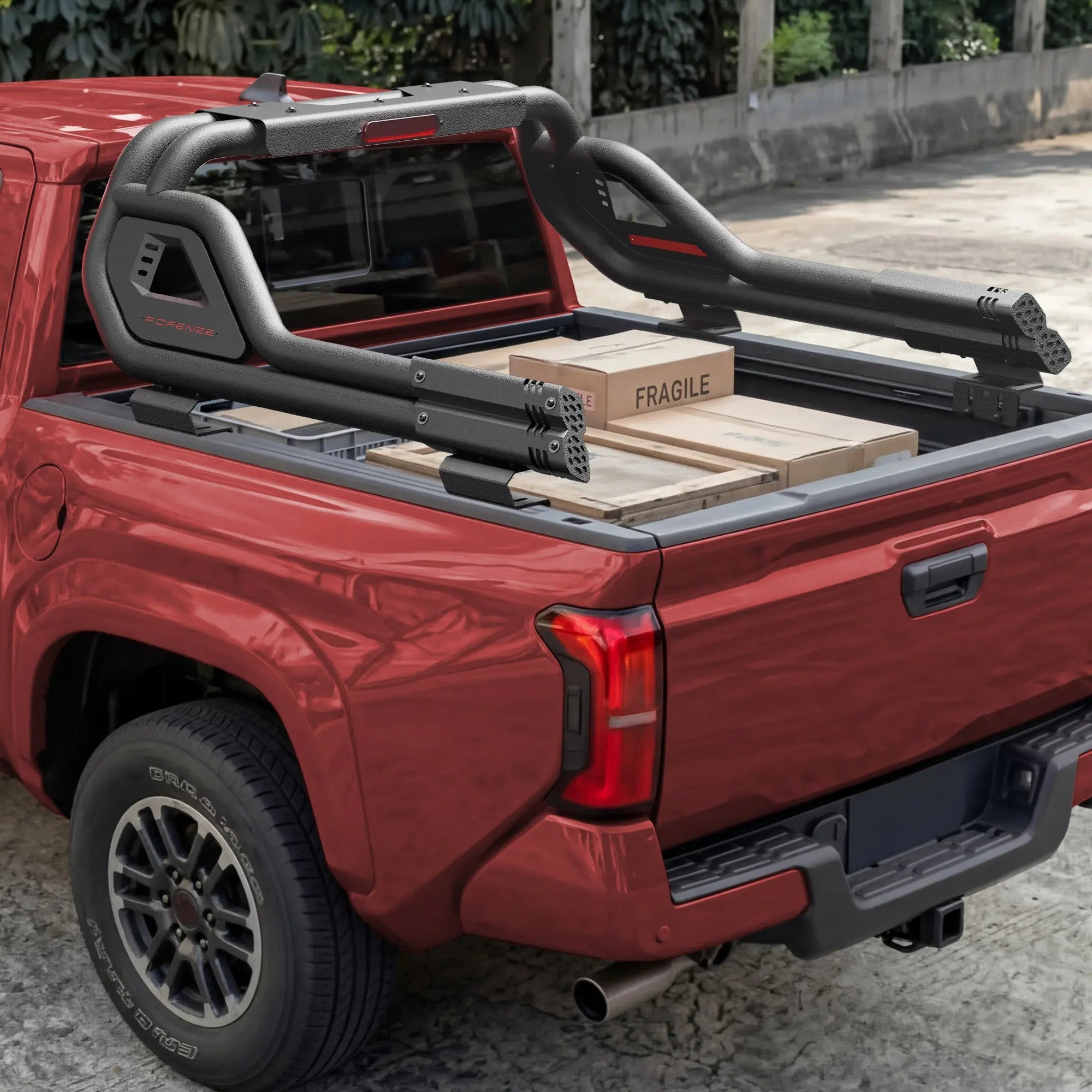 Truck Roll Bar for Mid-Size Trucks, Adjustable Sport Bar & Chase Rack Compatible with Toyota Tacoma, Jeep Gladiator JT, Chevy Colorado, GMC Canyon, Ford Ranger, Nissan Frontier & Honda Ridgeline