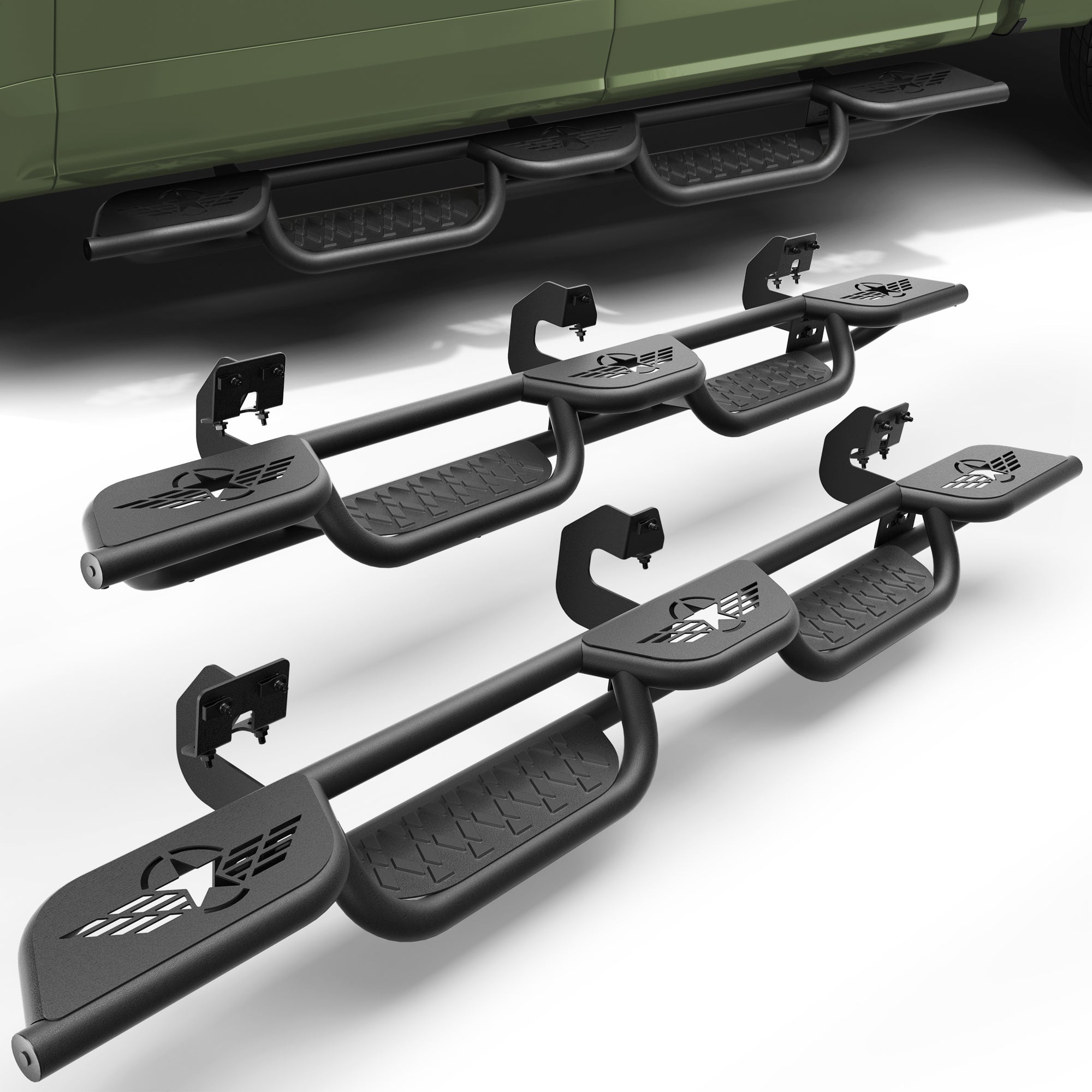 F150 Running Boards Side Steps for 2009-2014 Ford F-150 SuperCrew (4-Door)