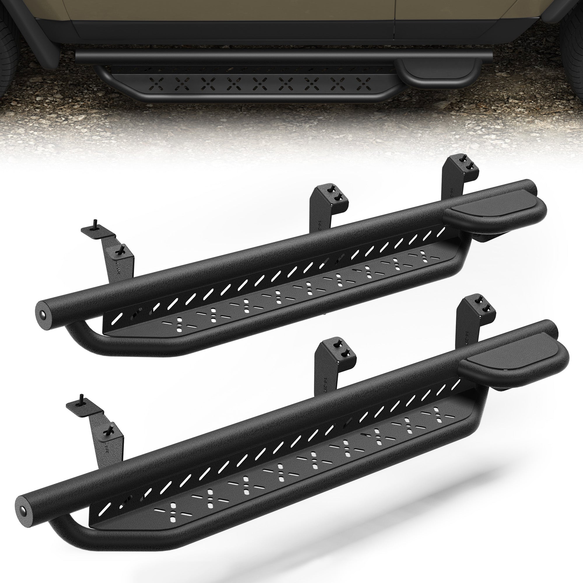FJ Cruiser Running Boards Side Steps for 2007-2014 Toyota FJ Cruiser