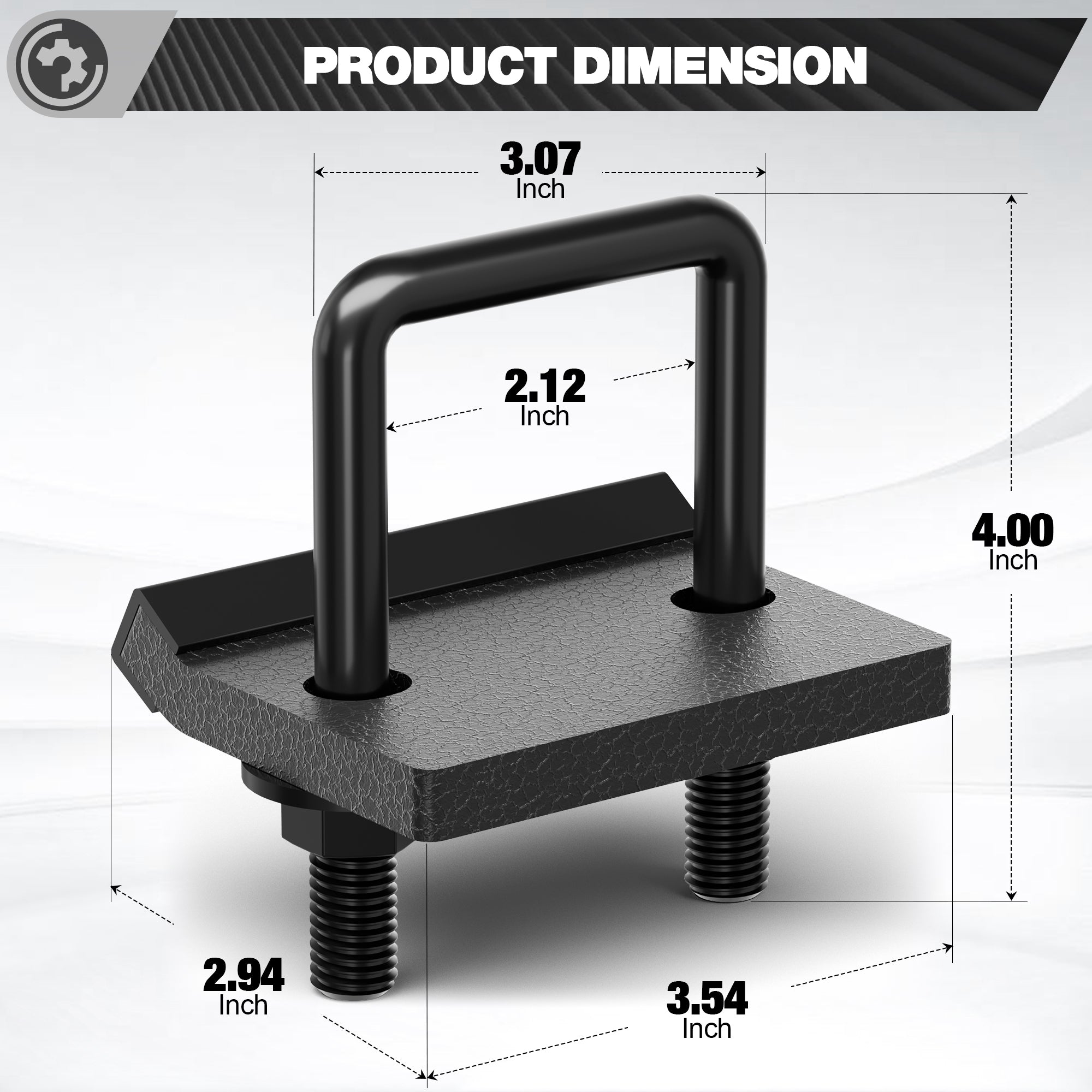 Hitch Tightener Anti Rattle Stabilizer for 1.25