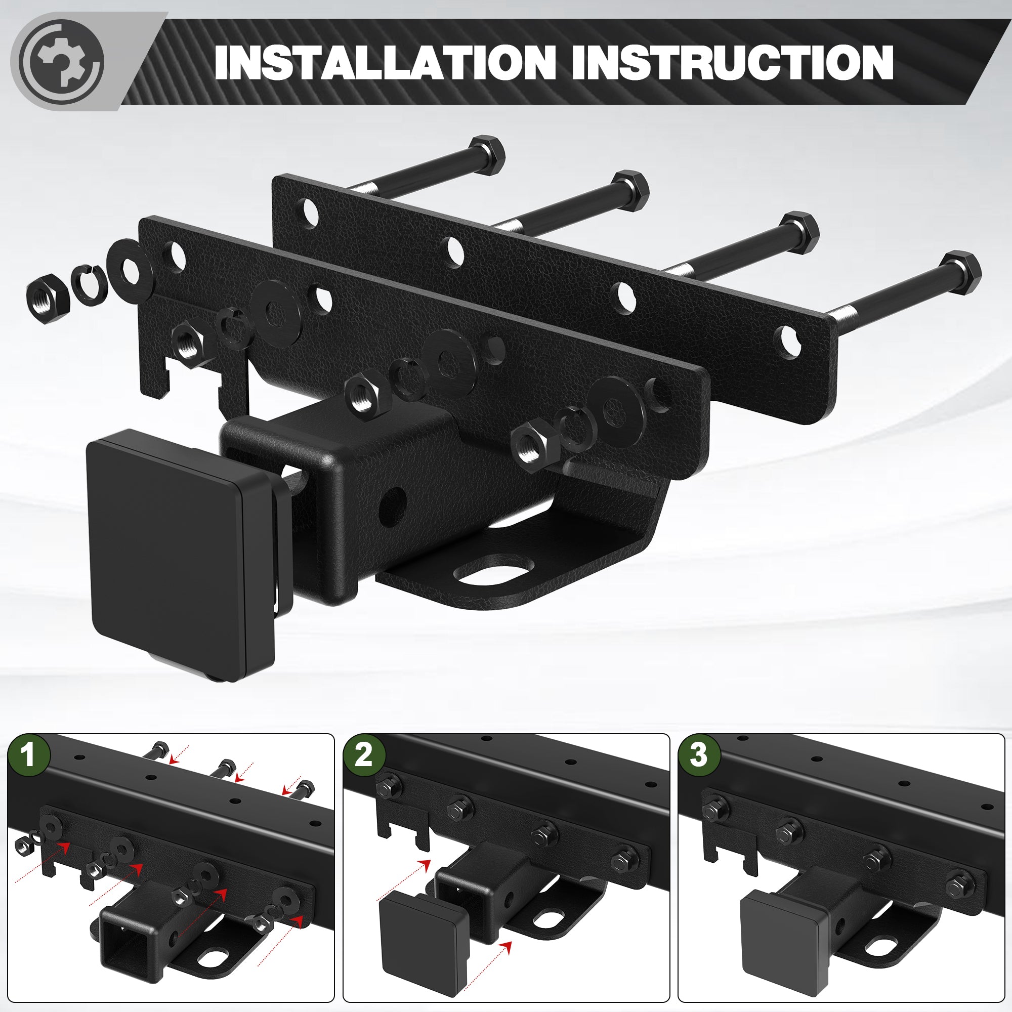Jeep JK Trailer Hitch Receiver for 2007-2018 Jeep Wrangler JK | 2