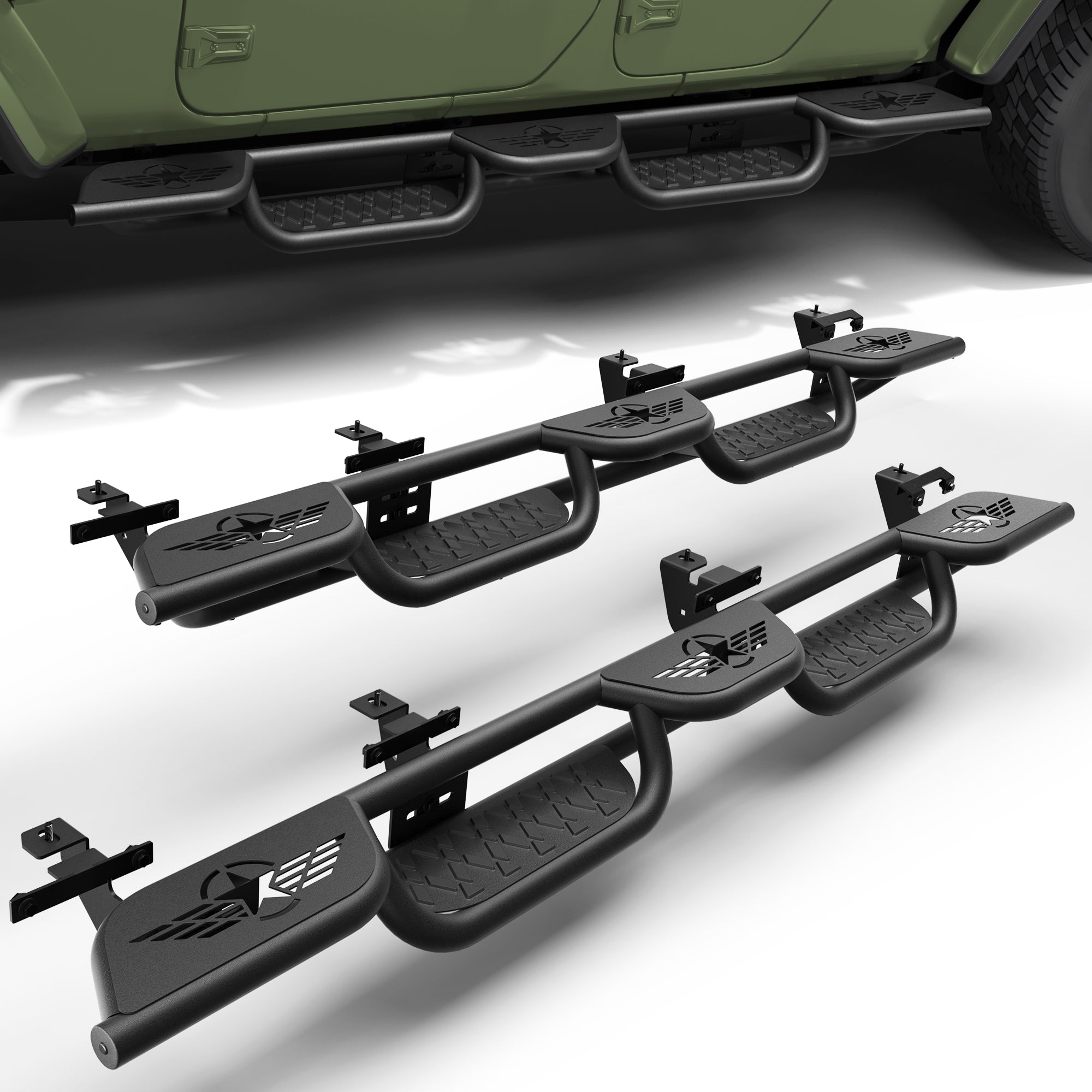 Jeep JT Running Boards for 2020-2026 Jeep Gladiator JT (4-Door)