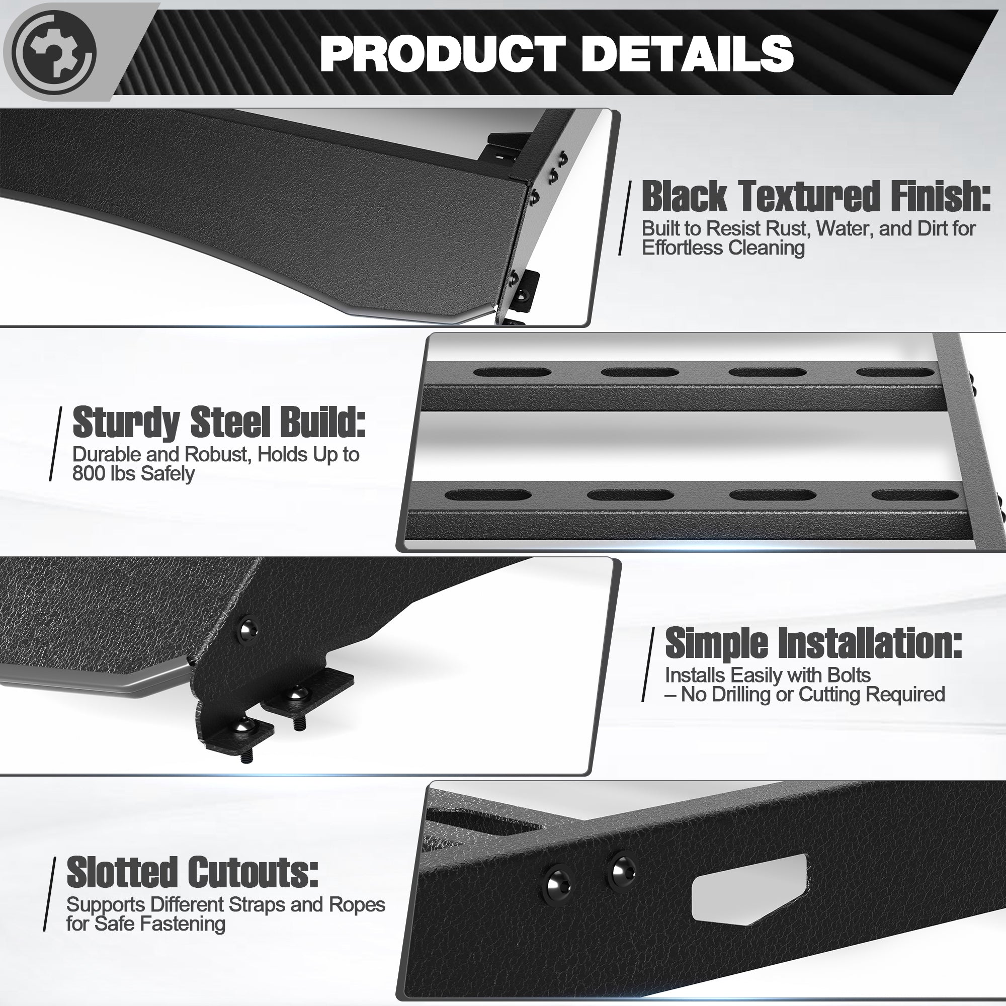 Ranger Roof Rack Compatible with 2019 2020 2021 2022 2023 2024 2025 Ford Ranger