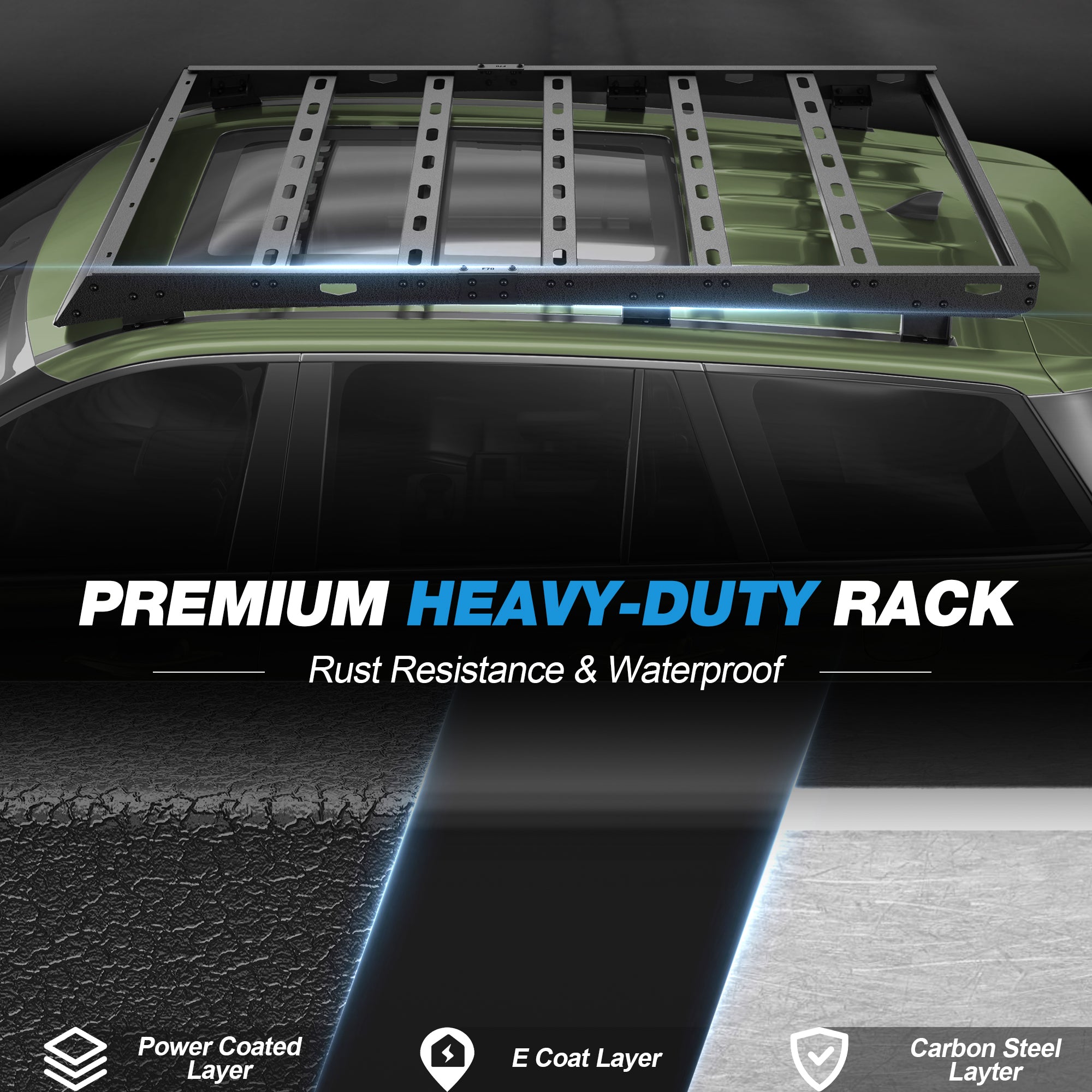 Roof Rack for 2020-2021-2022-2023-2024-2025-2026 Lincoln Aviator 800 lbs Static Load Capacity