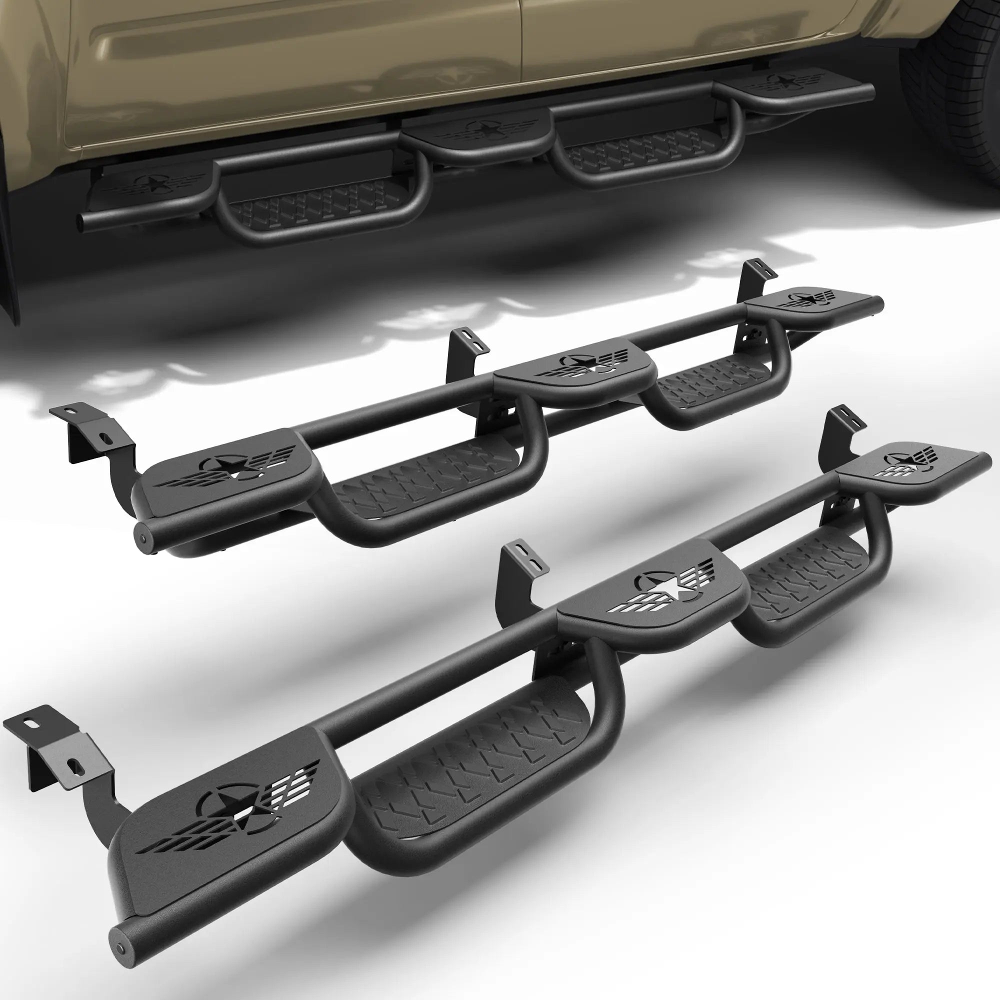 Running Boards Side Steps for 2005-2023 Toyota Tacoma Double Cab nadiaauto