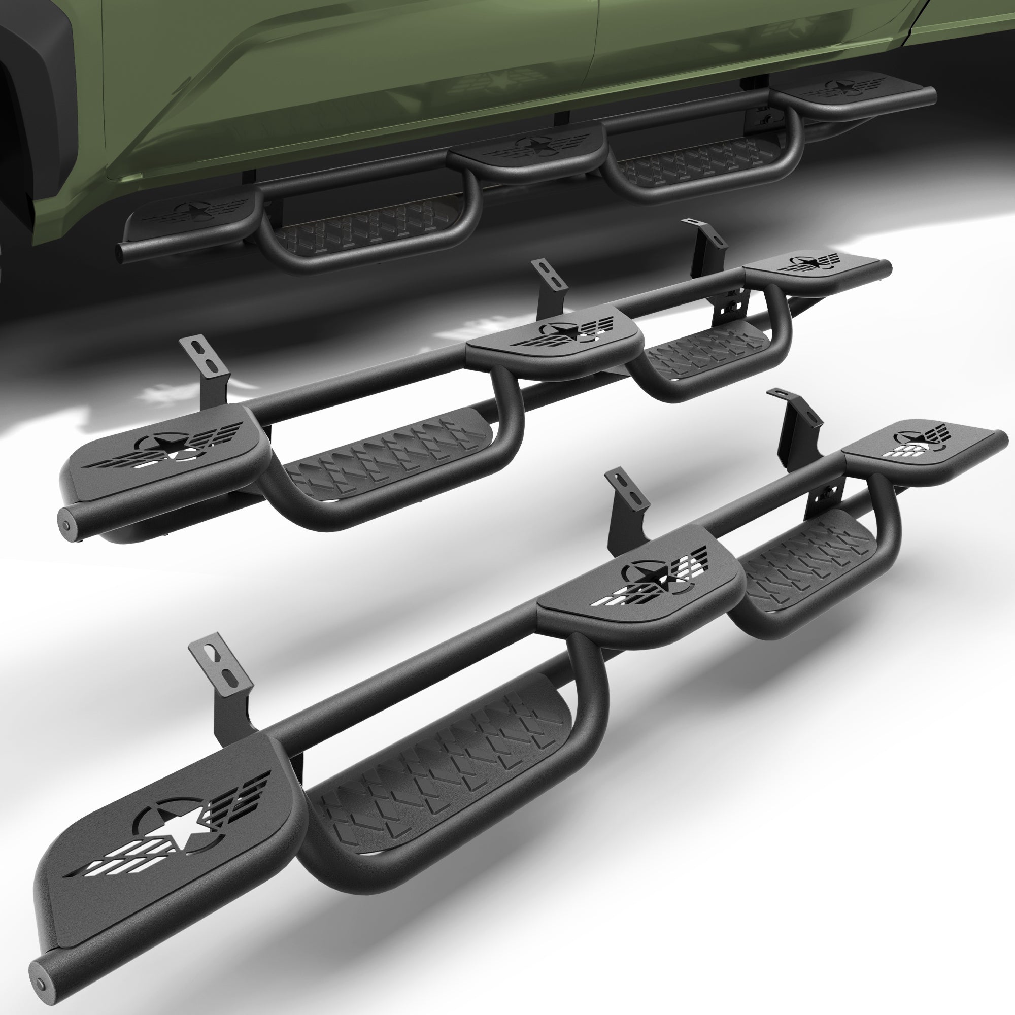 Running Boards Side Steps for 2024 2025 2026 Toyota Tacoma Double Cab