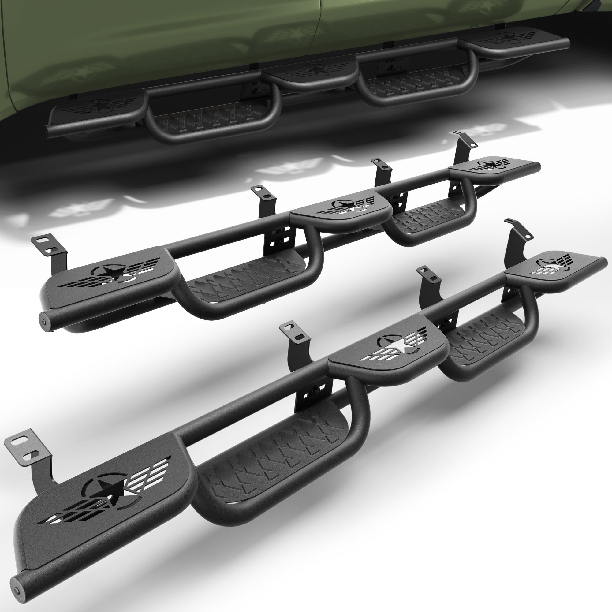 Tundra Running Boards Side Steps for 2007-2021 Toyota Tundra CrewMax