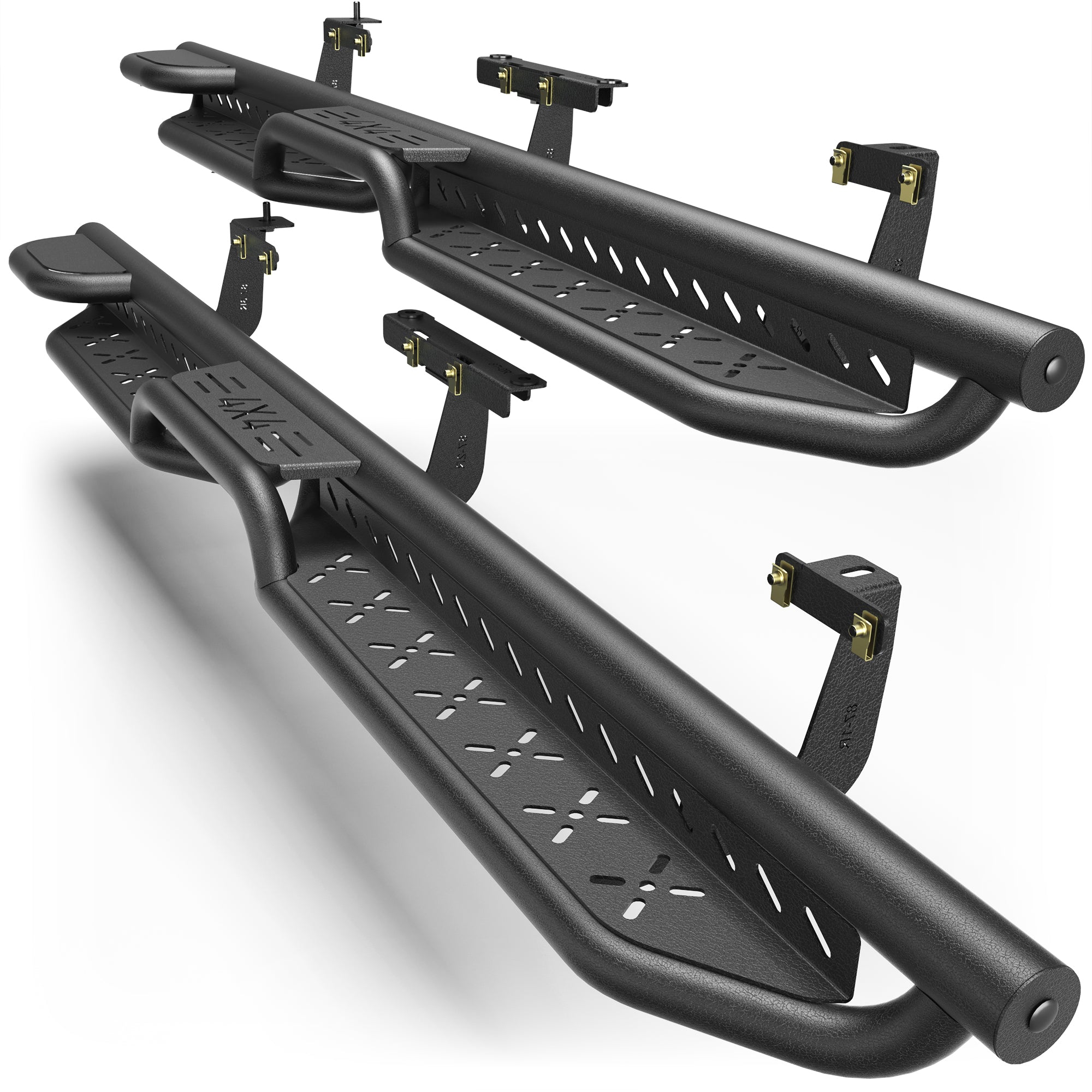 Running Boards for 2021-2026 Jeep Grand Cherokee L (3-Row) | 2-Step Side Steps, Heavy-Duty Carbon Steel, 550 lbs Load Capacity