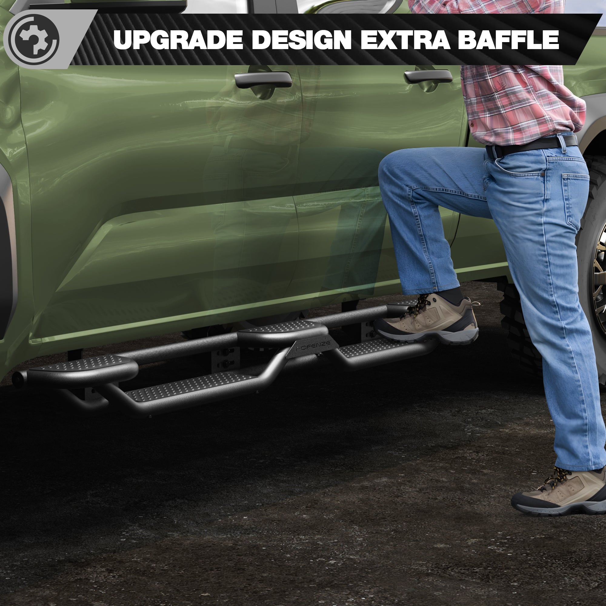 Running Boards for 2024 2025 2026 Toyota Tacoma Double Cab (4-Door)