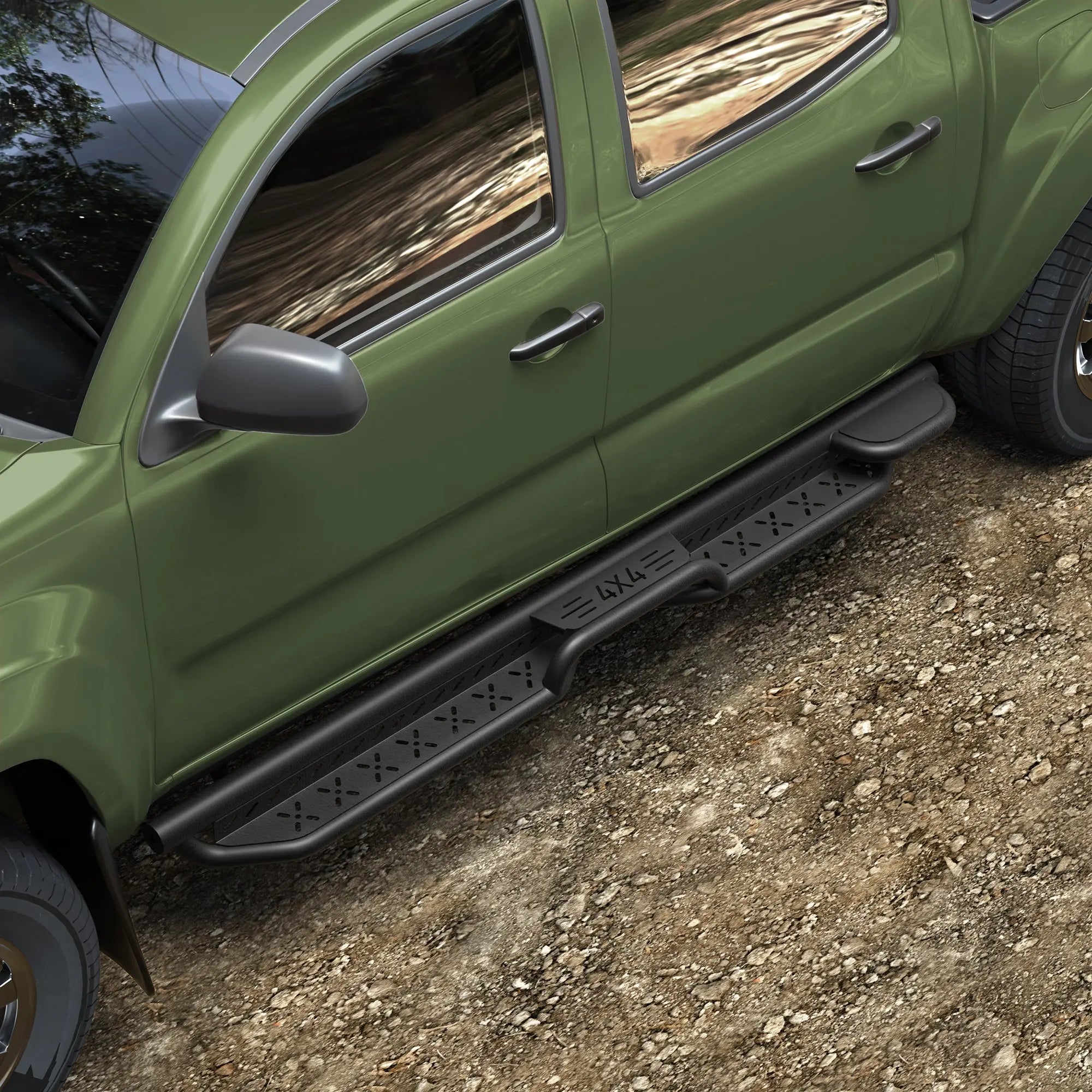 Tacoma Running Boards Side Steps for 2005-2023 Toyota Tacoma Double Cab (4-Door) nadiaauto