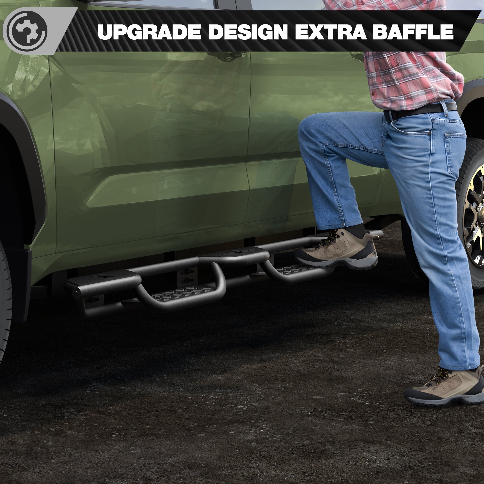 Tundra Running Boards Side Steps for 2022 2023 2024 2025 2026 Toyota Tundra CrewMax