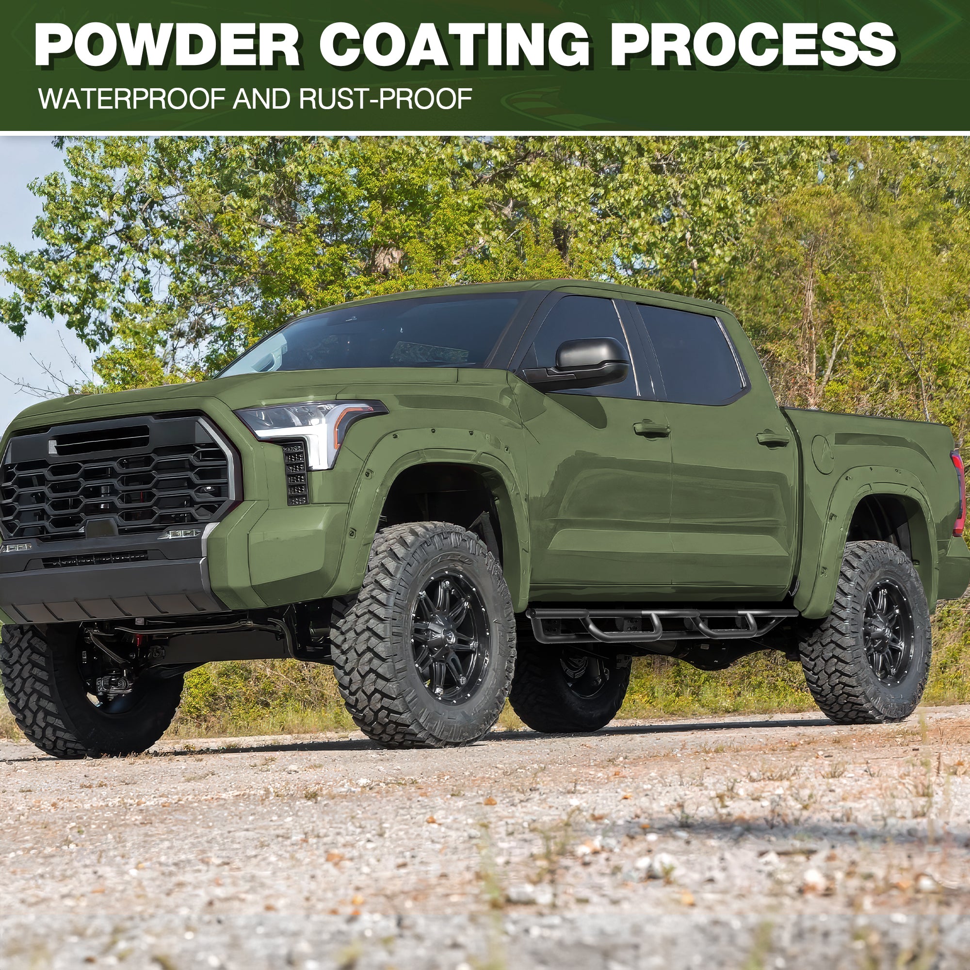 Tundra Running Boards Side Steps for 2022 2023 2024 2025 2026 Toyota Tundra CrewMax