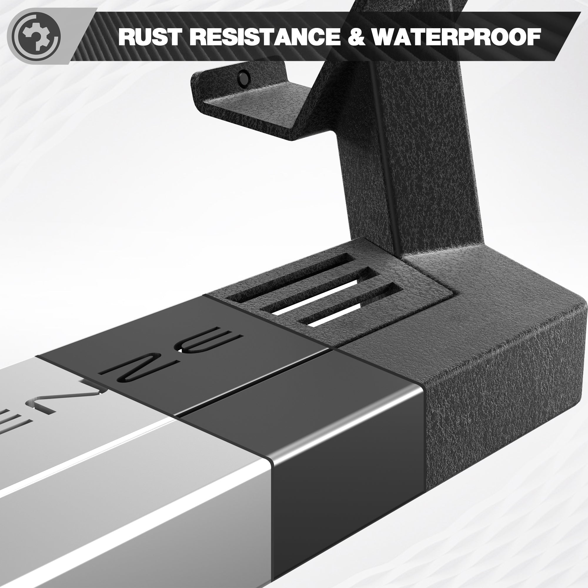 Bronco Side Steps for Rock Rails Compatible with 2021-2025 Ford Bronco 2-Door - nadiaauto