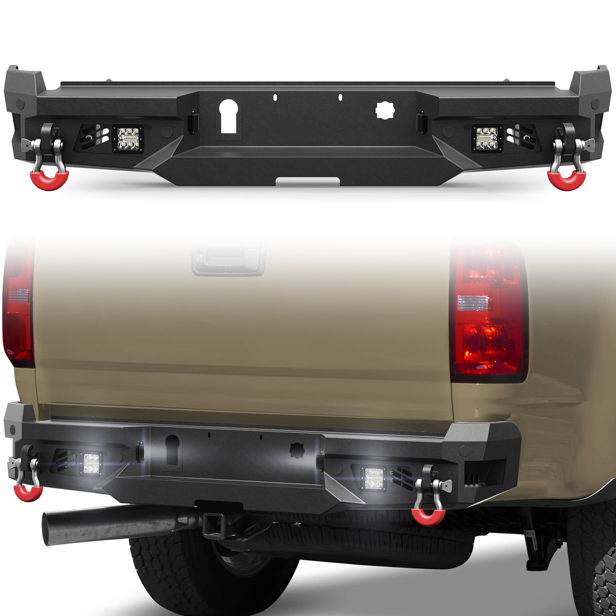 Chevy Colorado/GMC Canyon Rear Bumper for 2015-2022 Chevy Colorado (Excluding ZR2) and GMC Canyon - nadiaauto