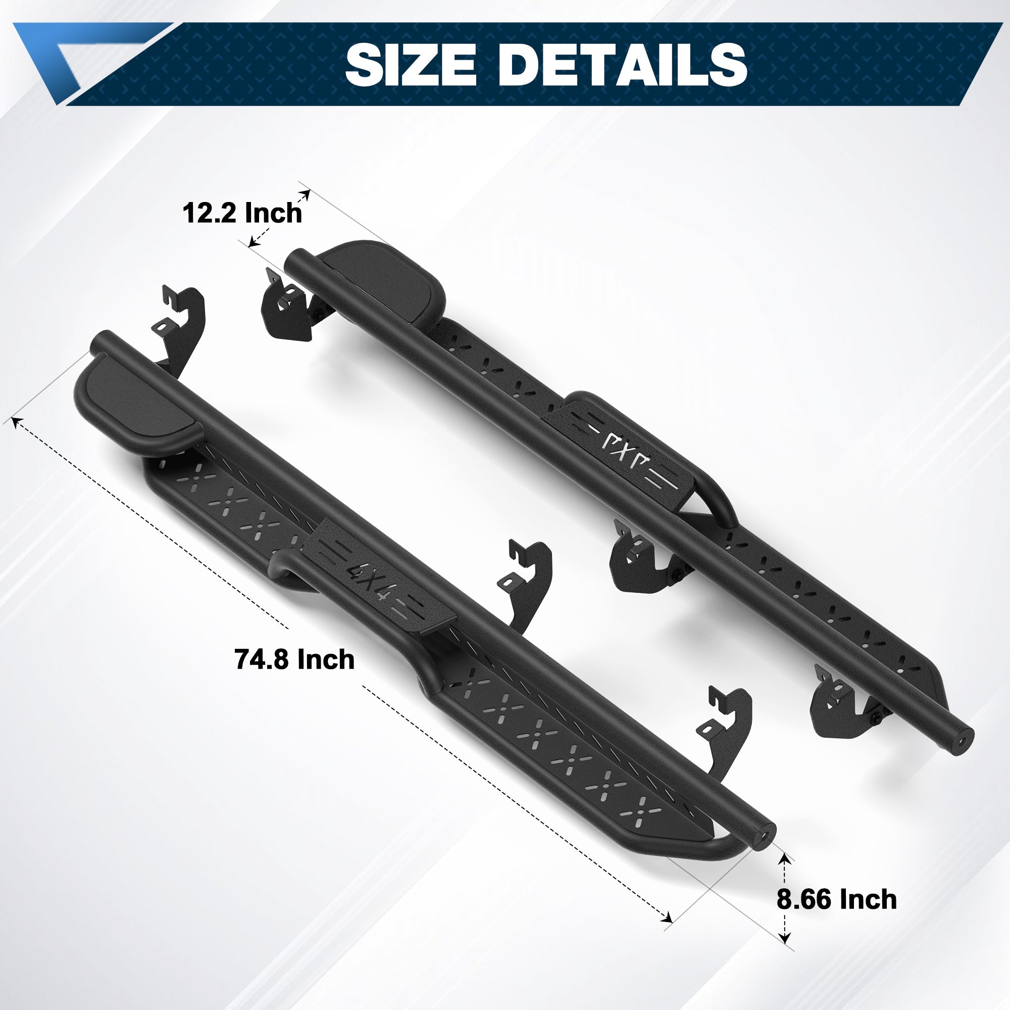 Running Boards Side Steps for 2015-2026 Chevy Colorado/GMC Canyon, Fits 4 Full Size Doors