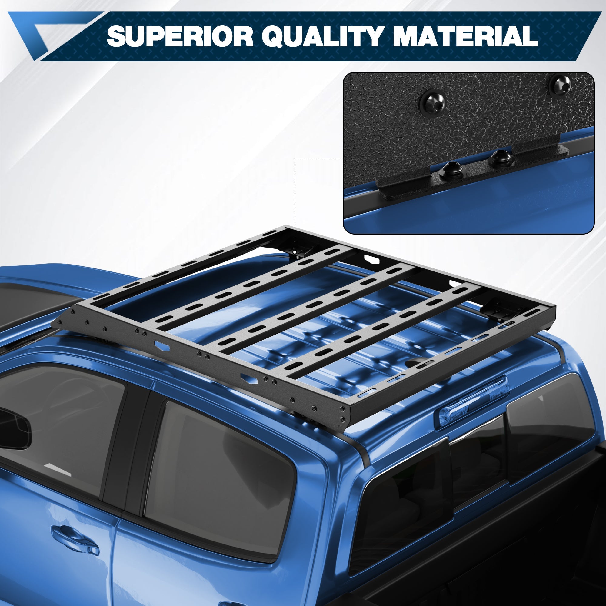 Colorado Roof Rack Compatible with 2015 - C2025 Chevy Colorado Crew Cab 4 Door Only - nadiaauto