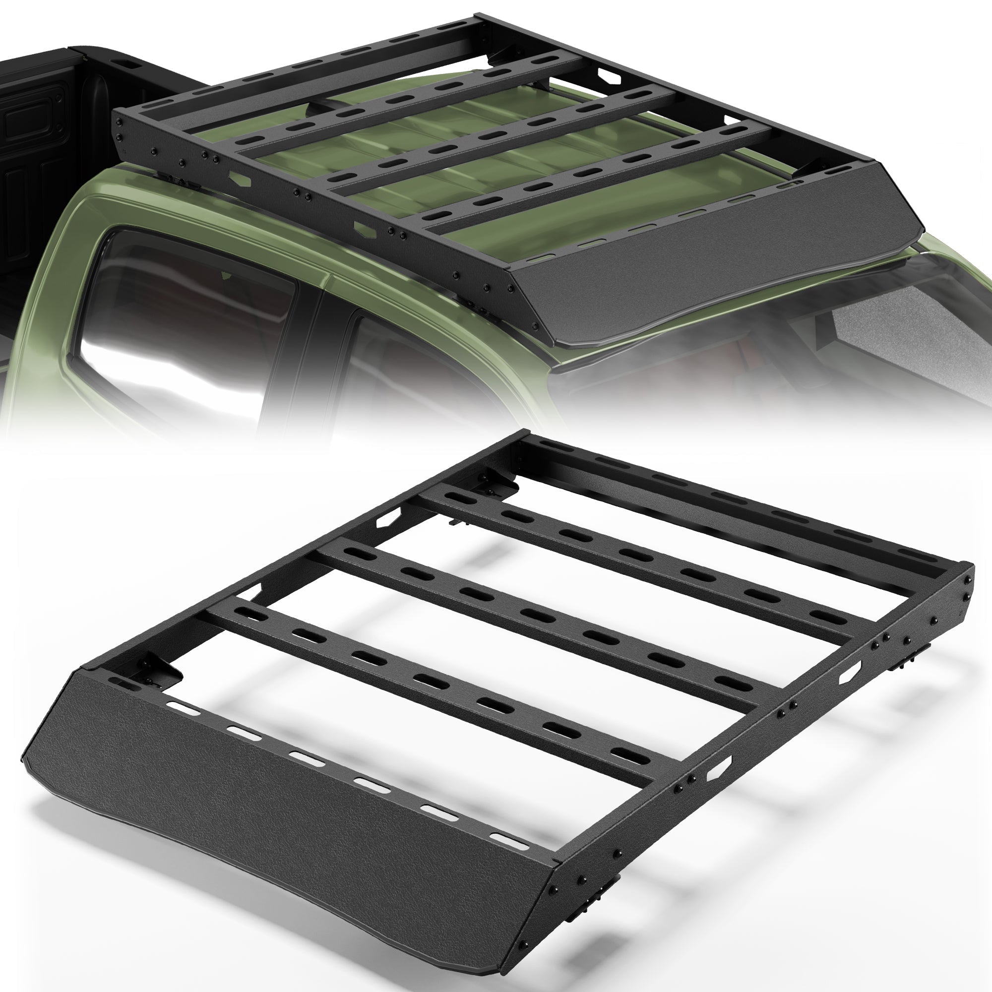 Colorado Roof Rack Compatible with 2015-C2025 Chevy Colorado Crew Cab 4 Door Only - nadiaauto
