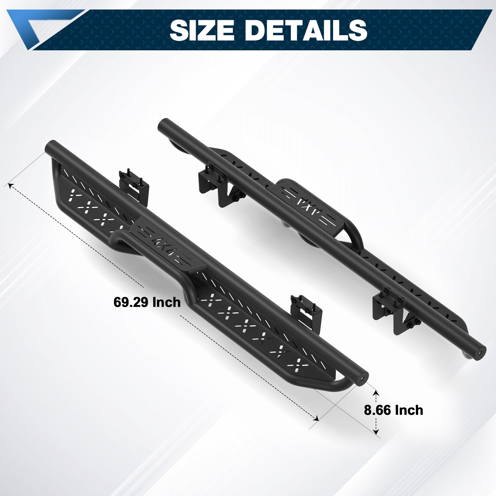 Defender 110 Running Boards Side Steps Compatible with 2020 - 2025 Land Rover Defender 110 - nadiaauto