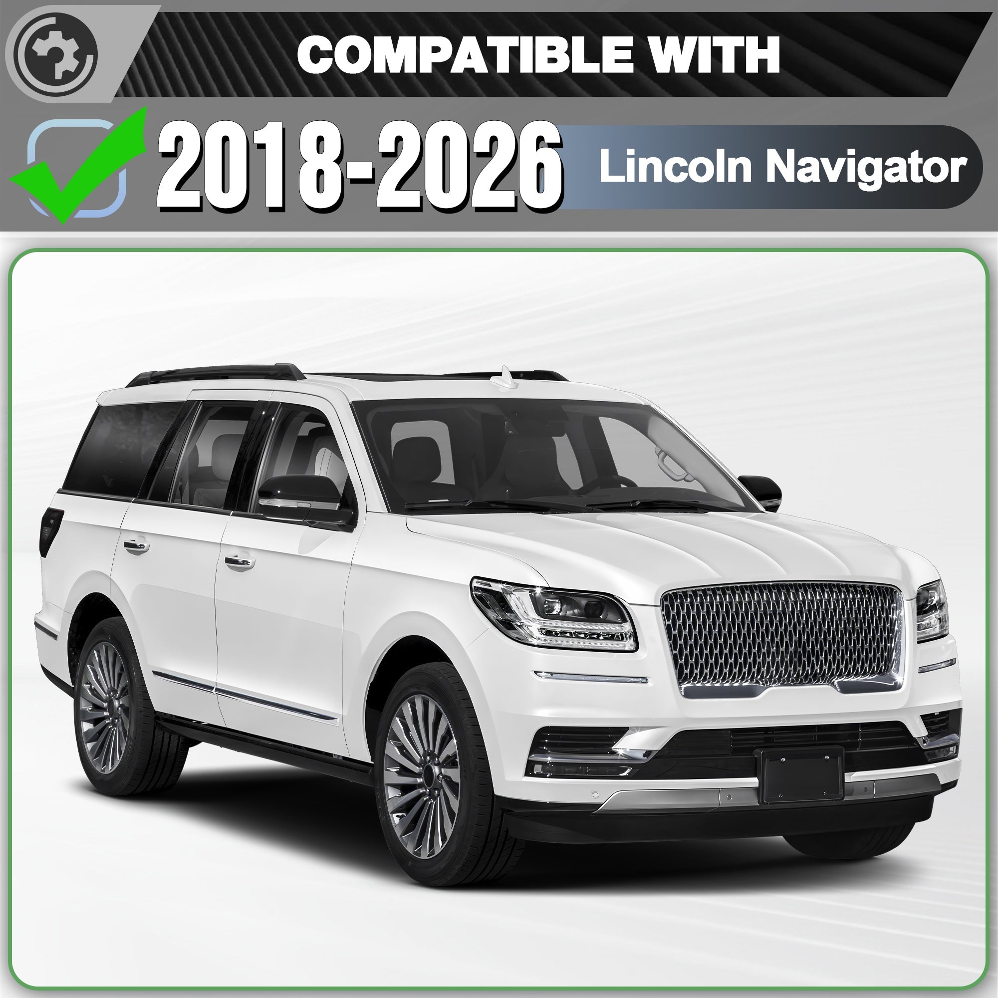 Expedition Running Boards Side Step Compatible for 2018-2026 Ford Expedition(Not for Max) - nadiaauto