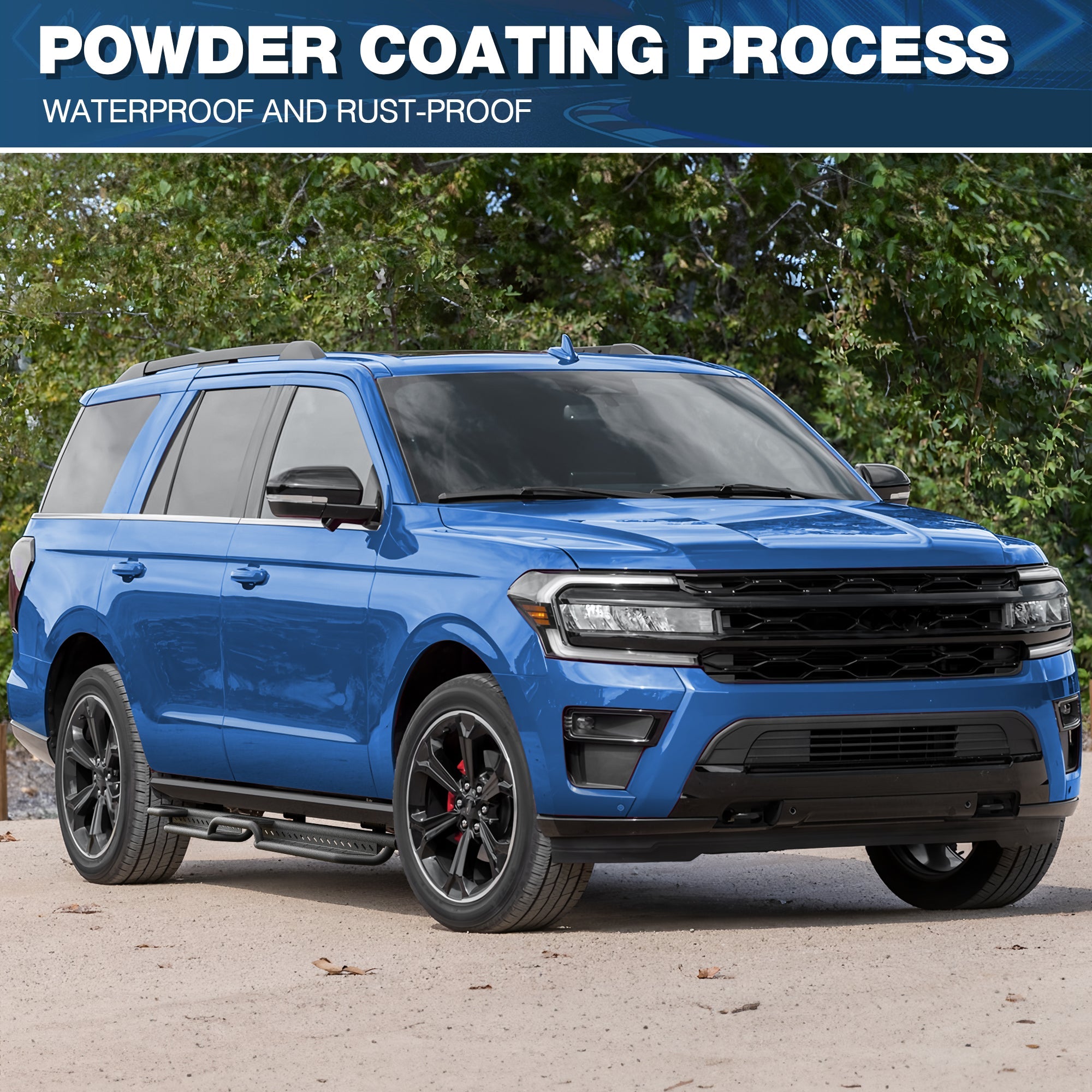 Expedition Running Boards Side Steps Fits for 2018 - 2025 Ford Expedition - nadiaauto