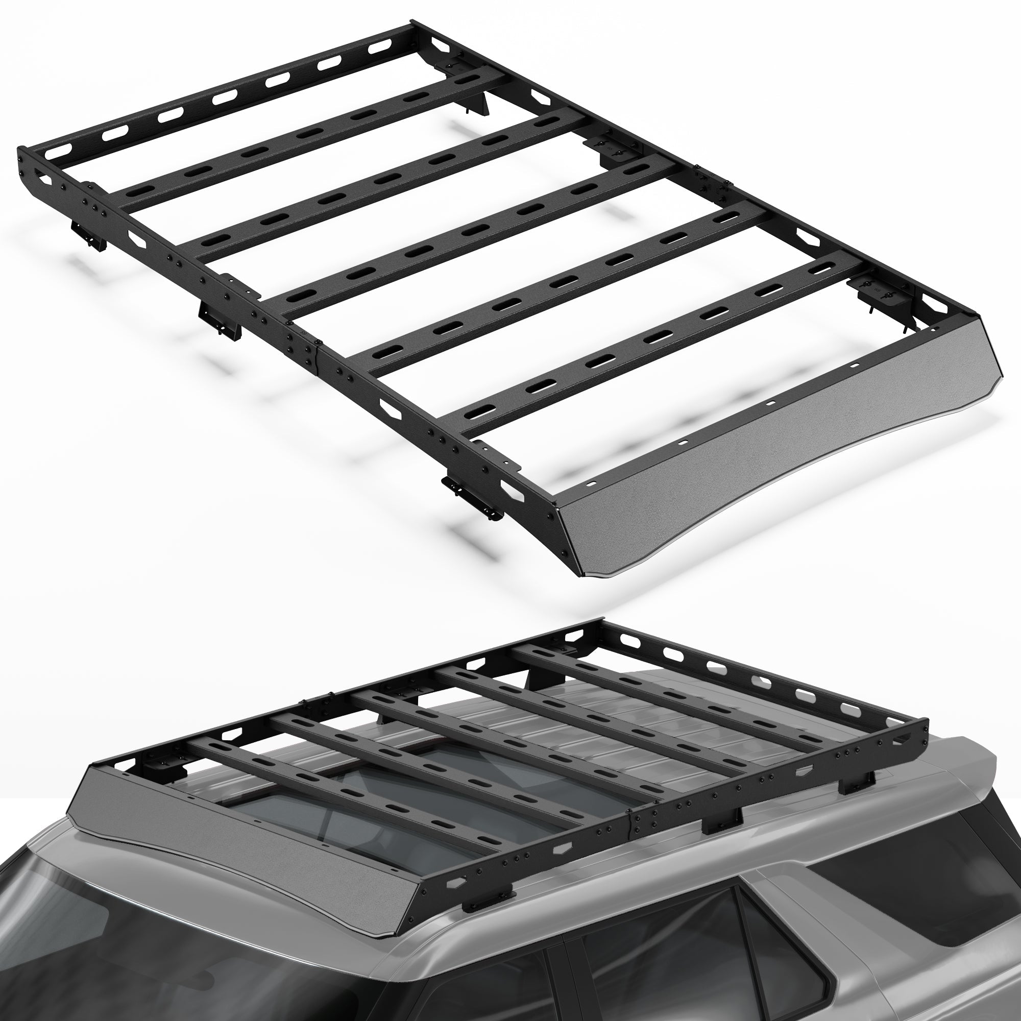 Explorer Roof Rack Rooftop Cargo Carrier Compatible for Ford Explorer 2020 2021 2022 2023 2024 - nadiaauto