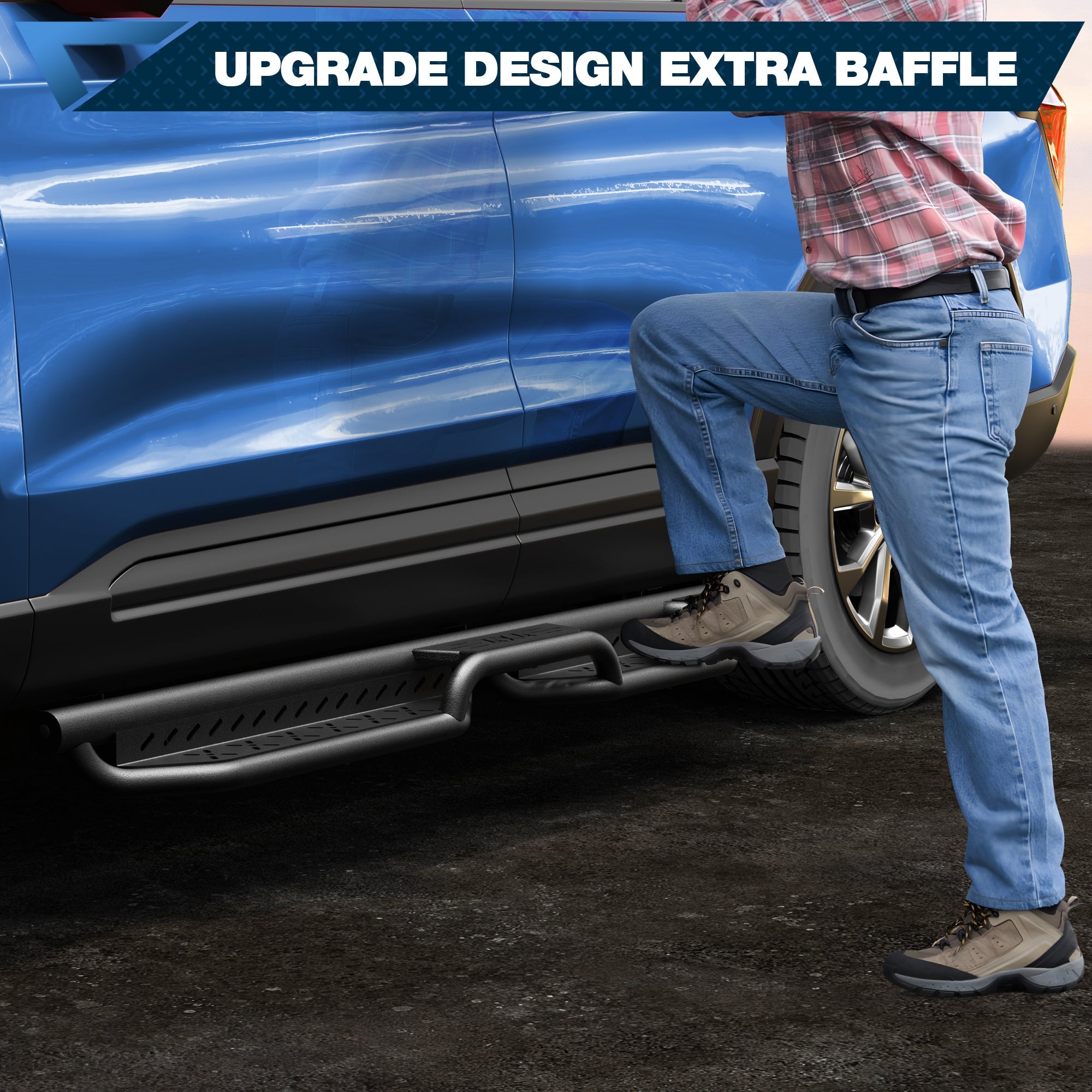 Explorer Running Boards Side Step Compatible for Ford Explorer 2020 2021 2022 2023 2024 2025 2026 - nadiaauto
