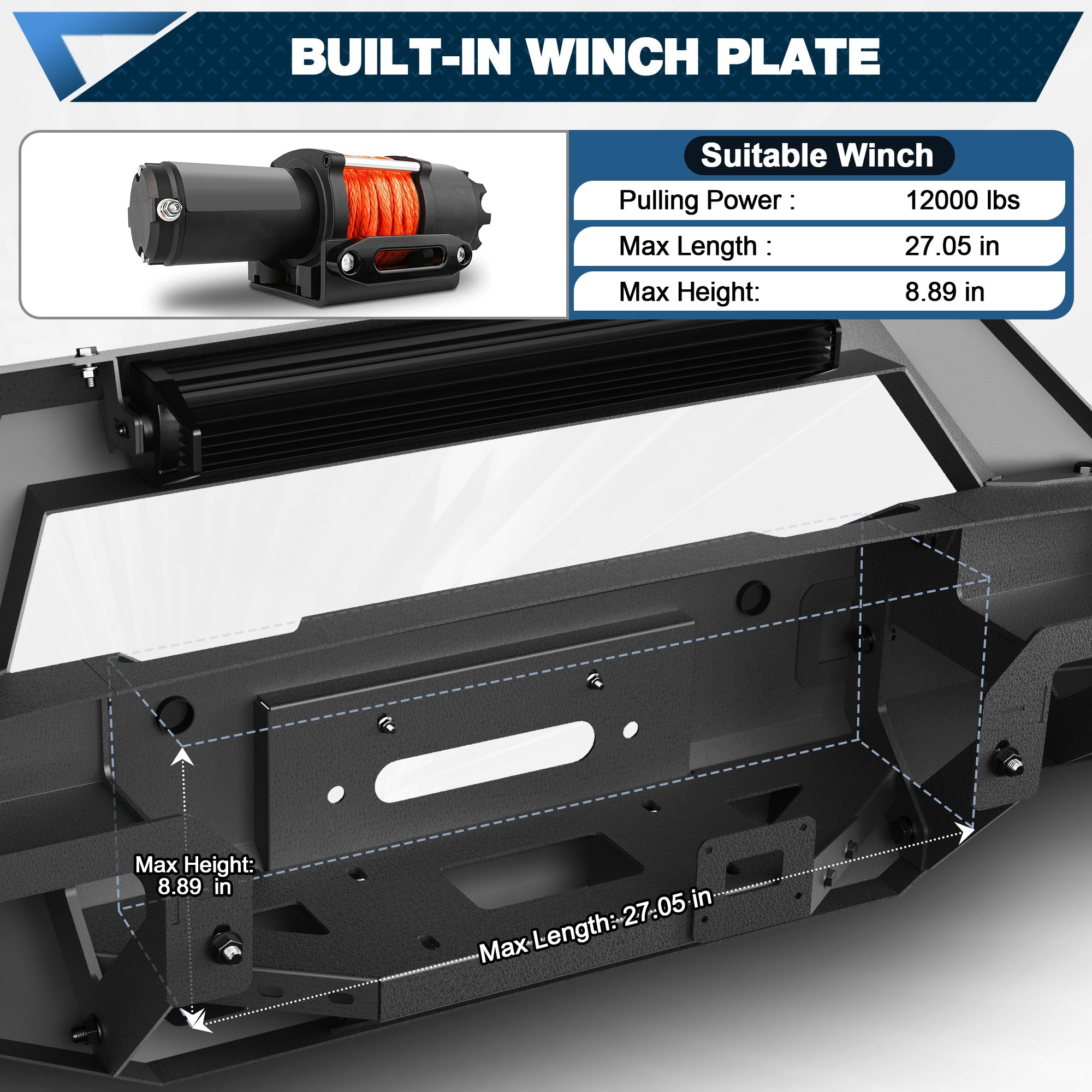 F150 Front Bumper for 2004 2005 2006 2007 2008 Ford F150 - nadiaauto